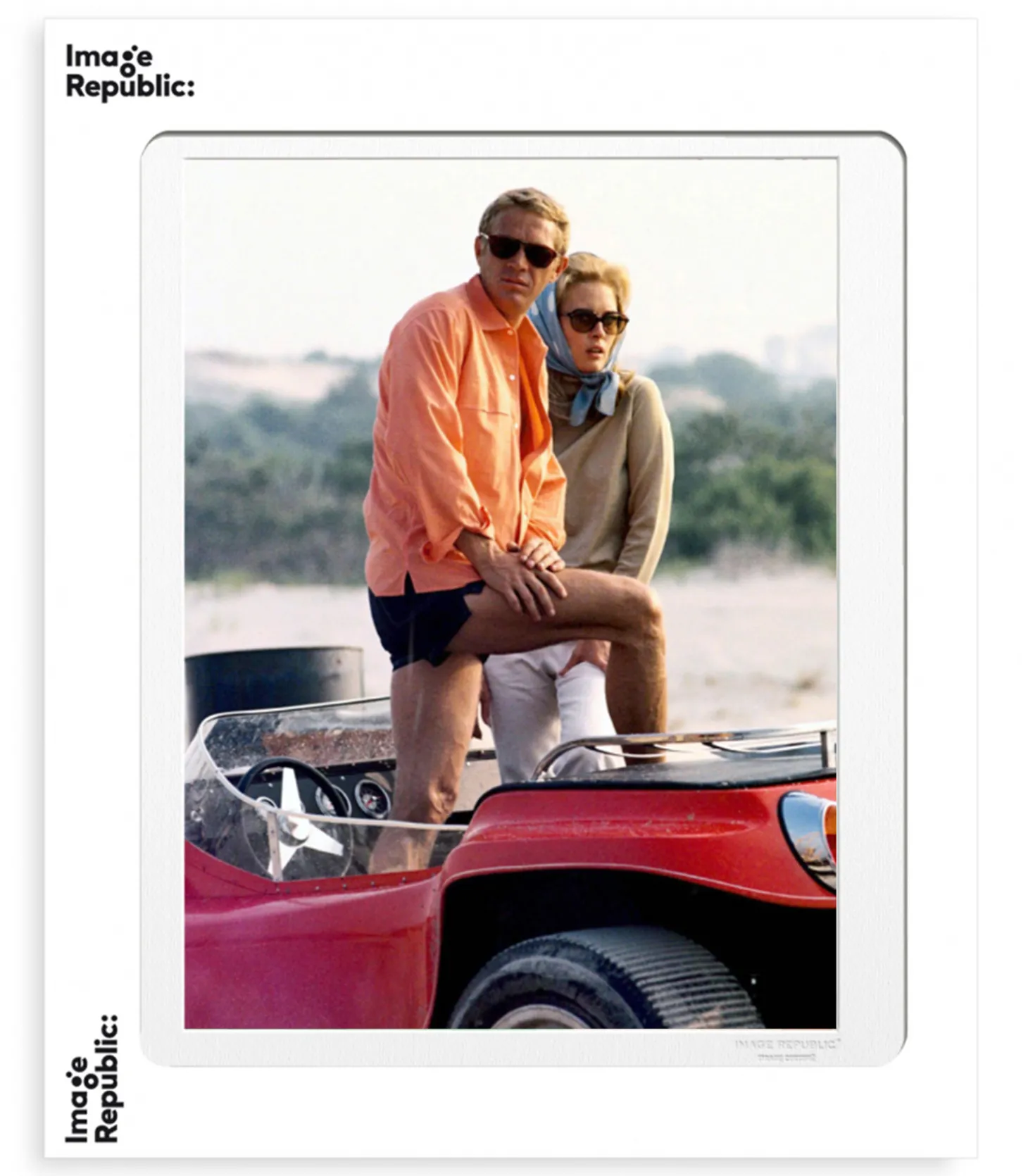 Affiche Mc Queen et Faye Dunaway 40 x 50-Image Republic Cheap