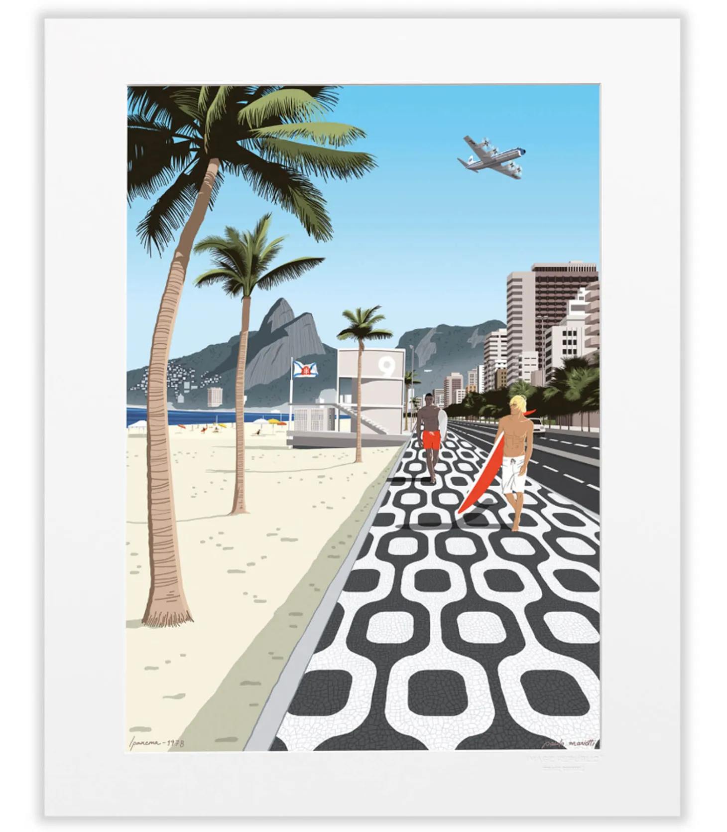 Affiche Paulo Mariotti Ipanema 40 x 50cm-Image Republic Online