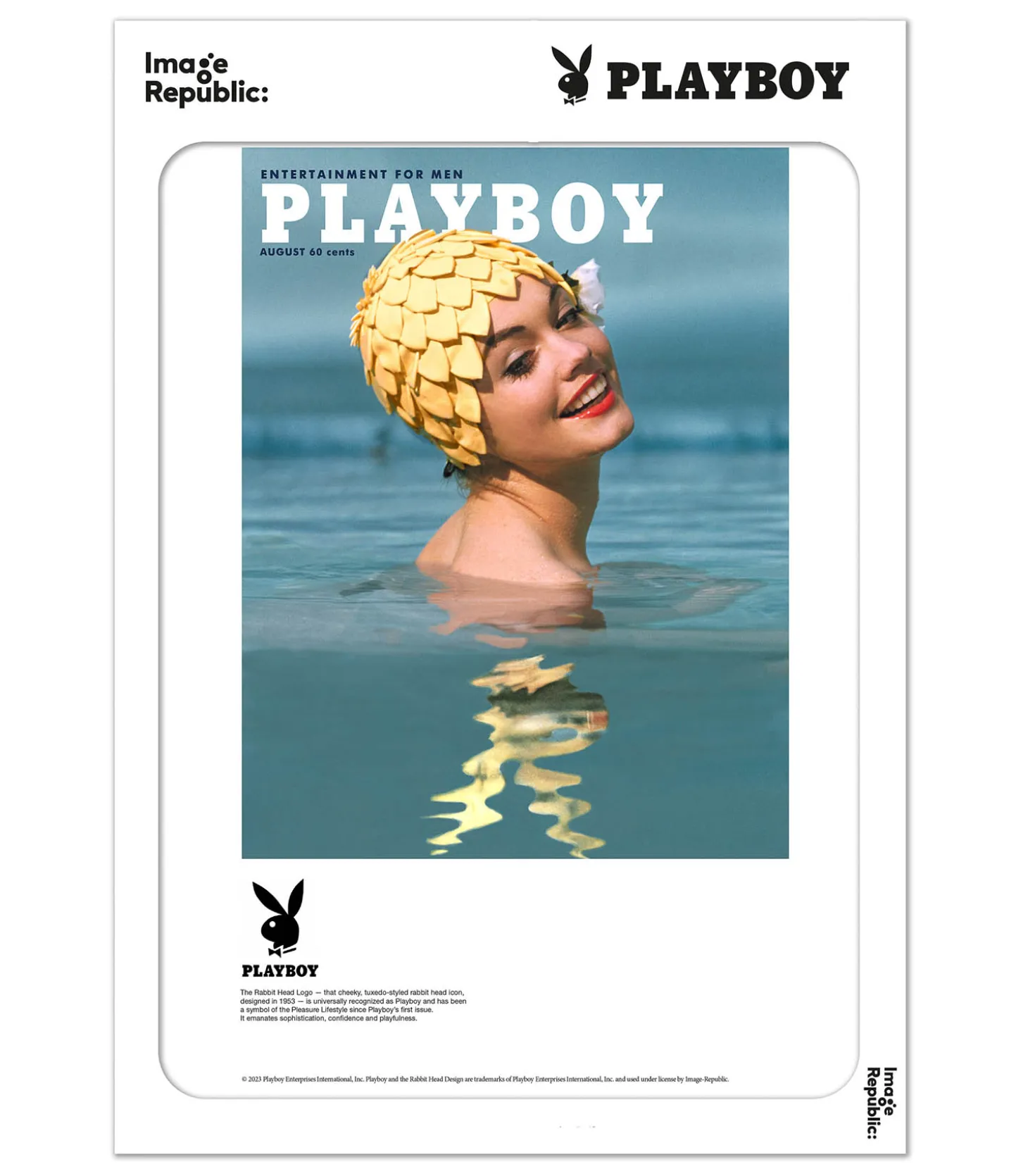 Affiche Playboy Couverture Août 1962 56 x 76 cm-Image Republic Sale