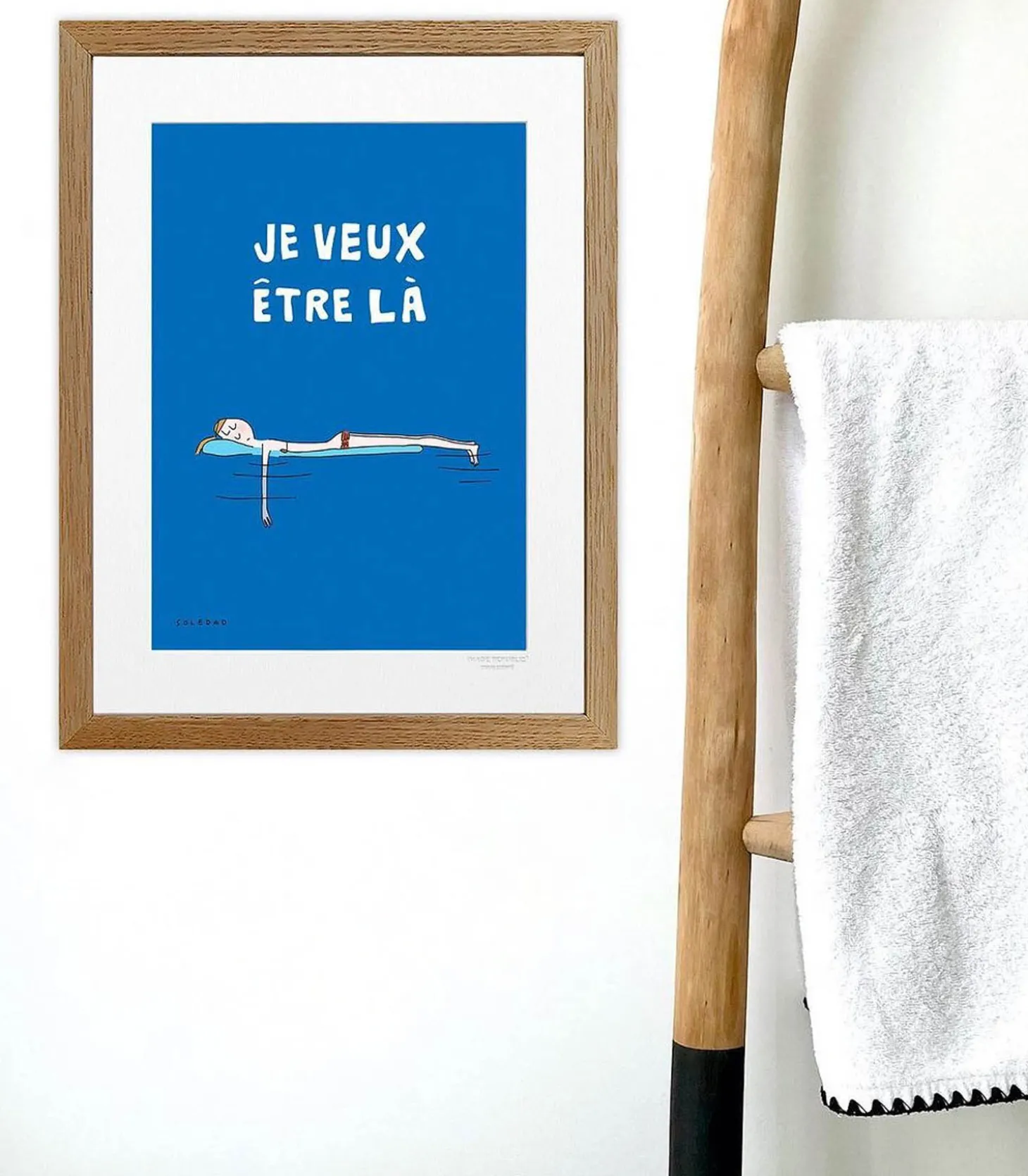 Affiche Soledad "Je veux être là" 56 x 76 cm-Image Republic Flash Sale