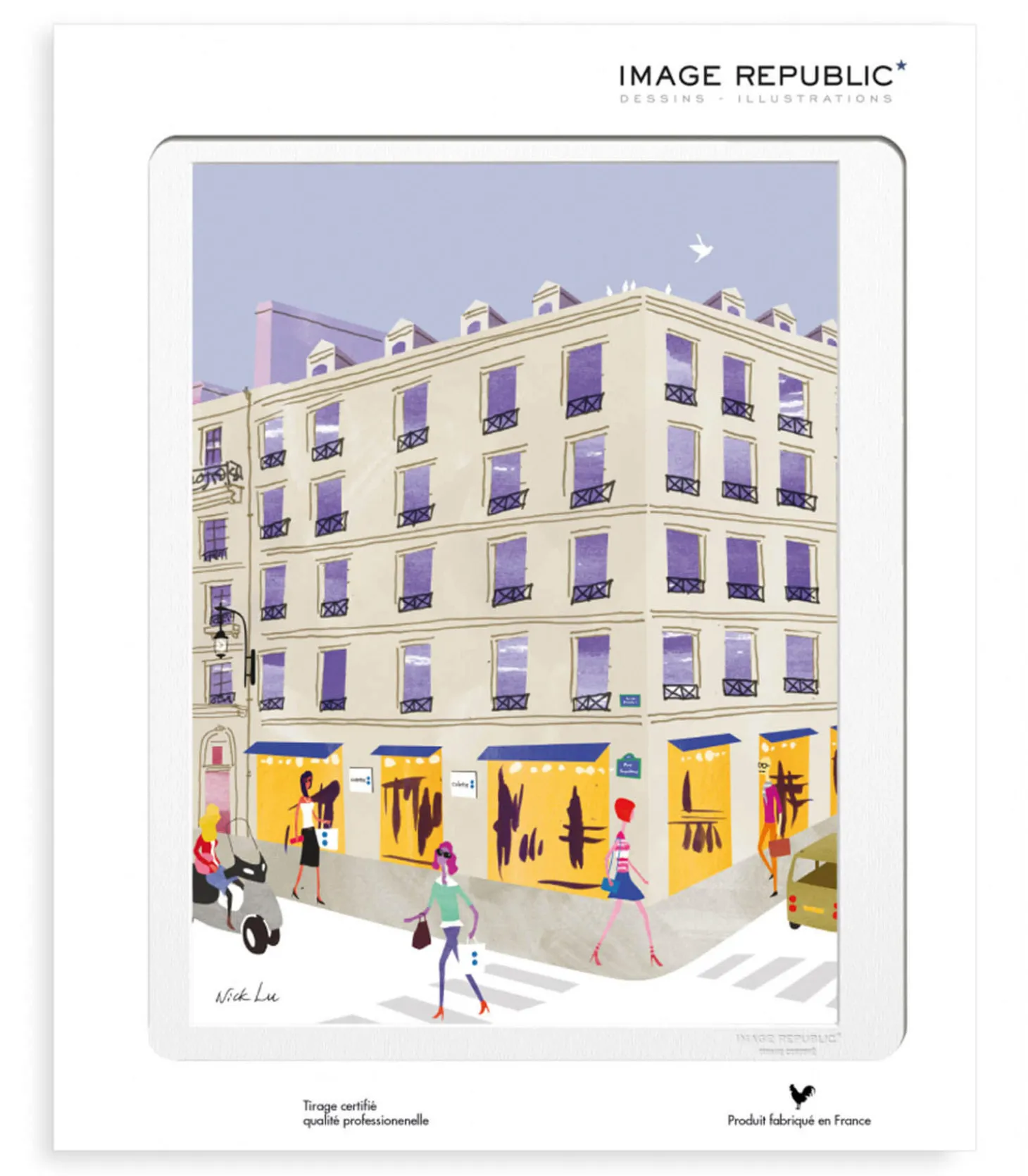 Affiche WLPP "Paris Colette" 40 x 50 cm-Image Republic Shop