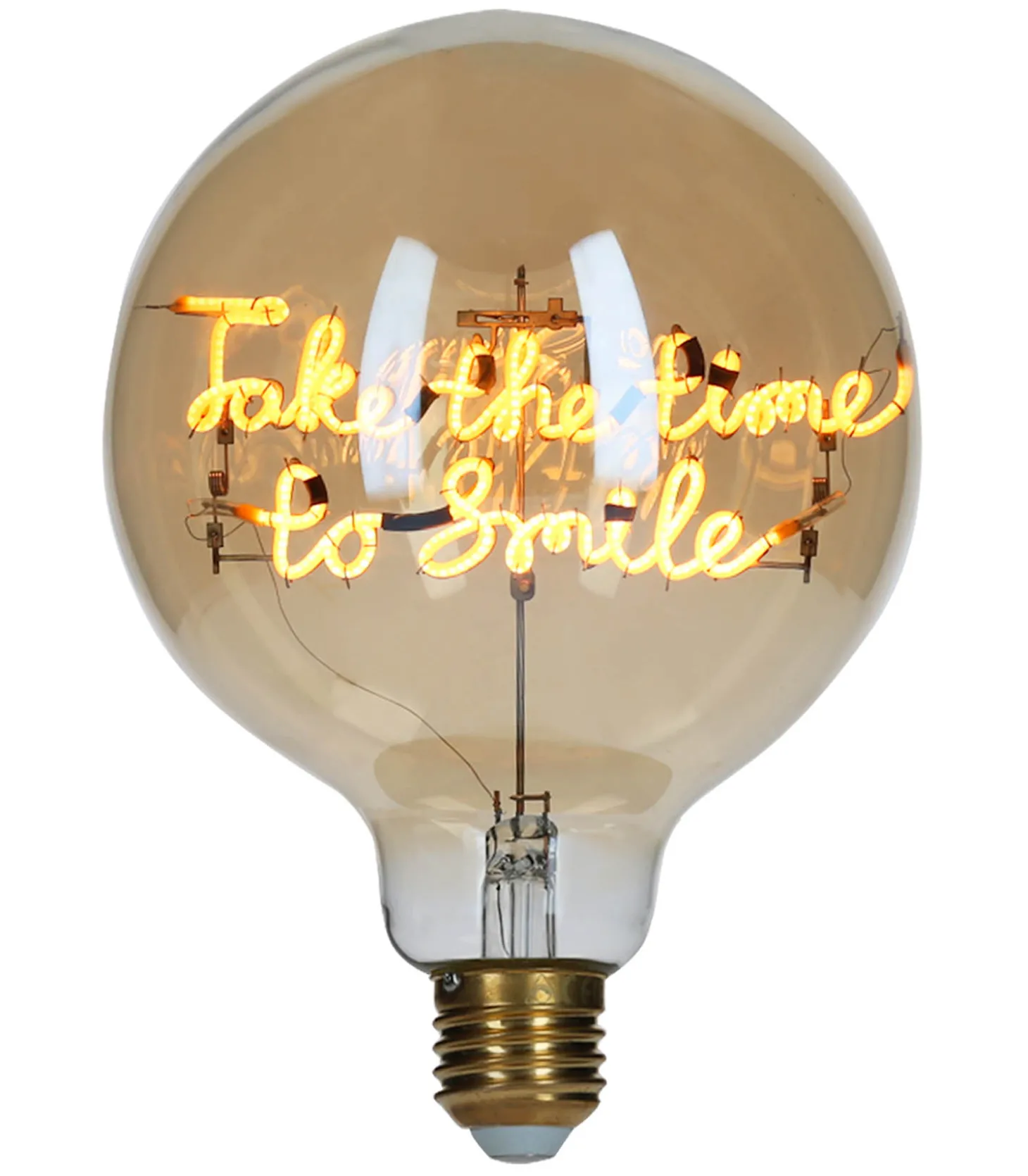 Ampoule "Take The Time To Smile" By Smiley-Elements Lighting Cheap