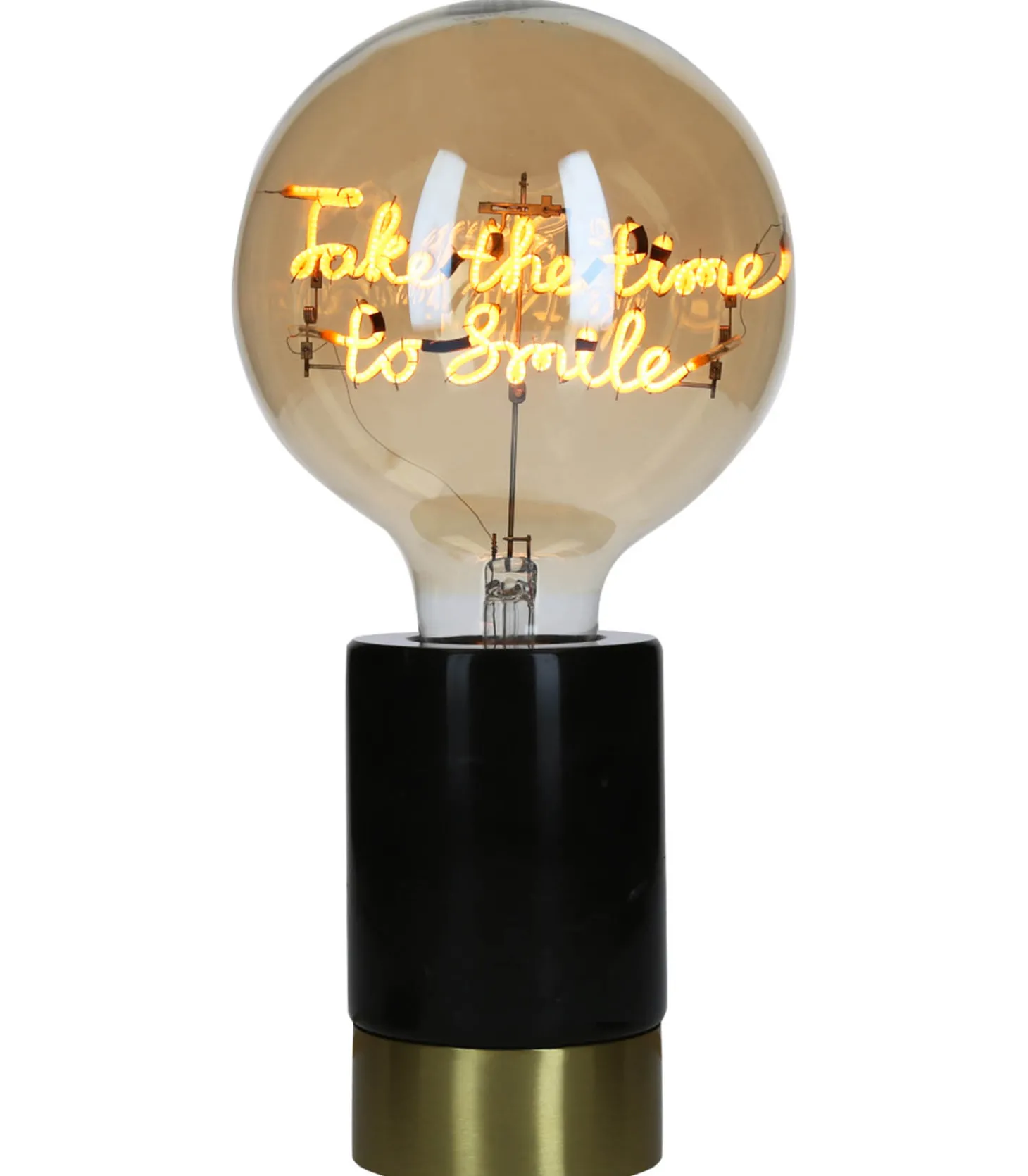 Ampoule "Take The Time To Smile" By Smiley-Elements Lighting Cheap