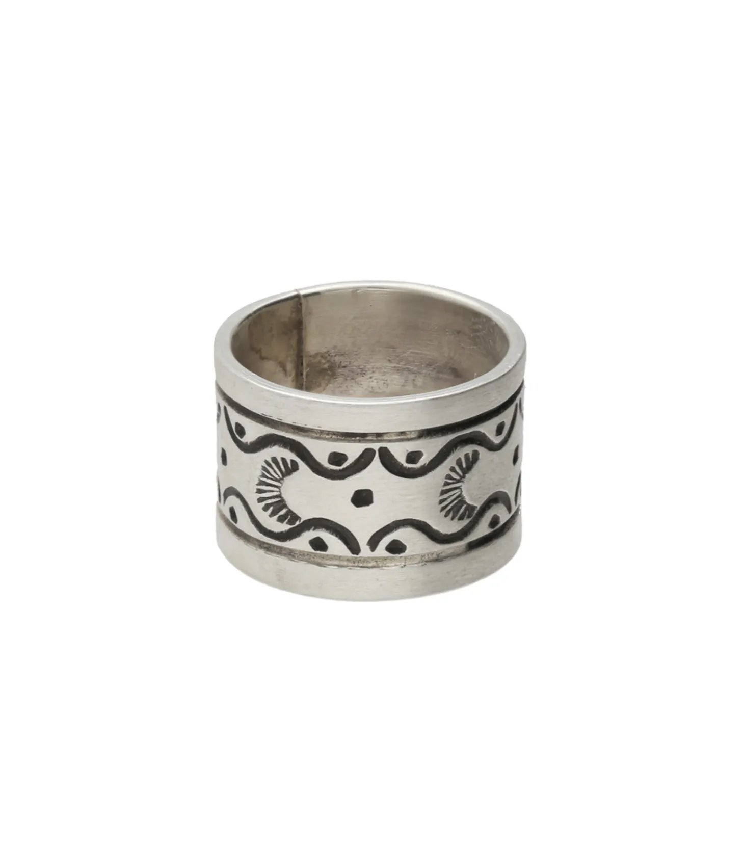 Bague anneau gravé arabesques-Harpo Discount