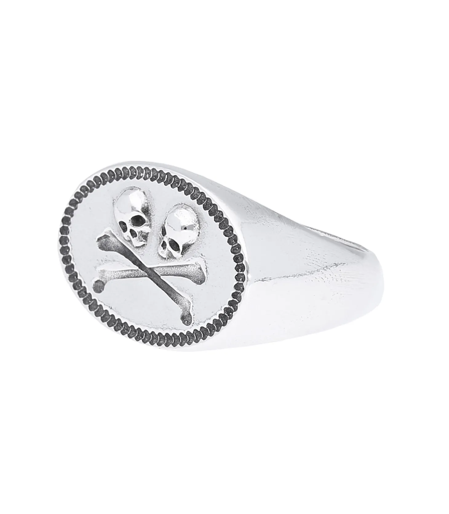 Bague chevalière Twins Skulls en argent-Corpus Christi Best Sale