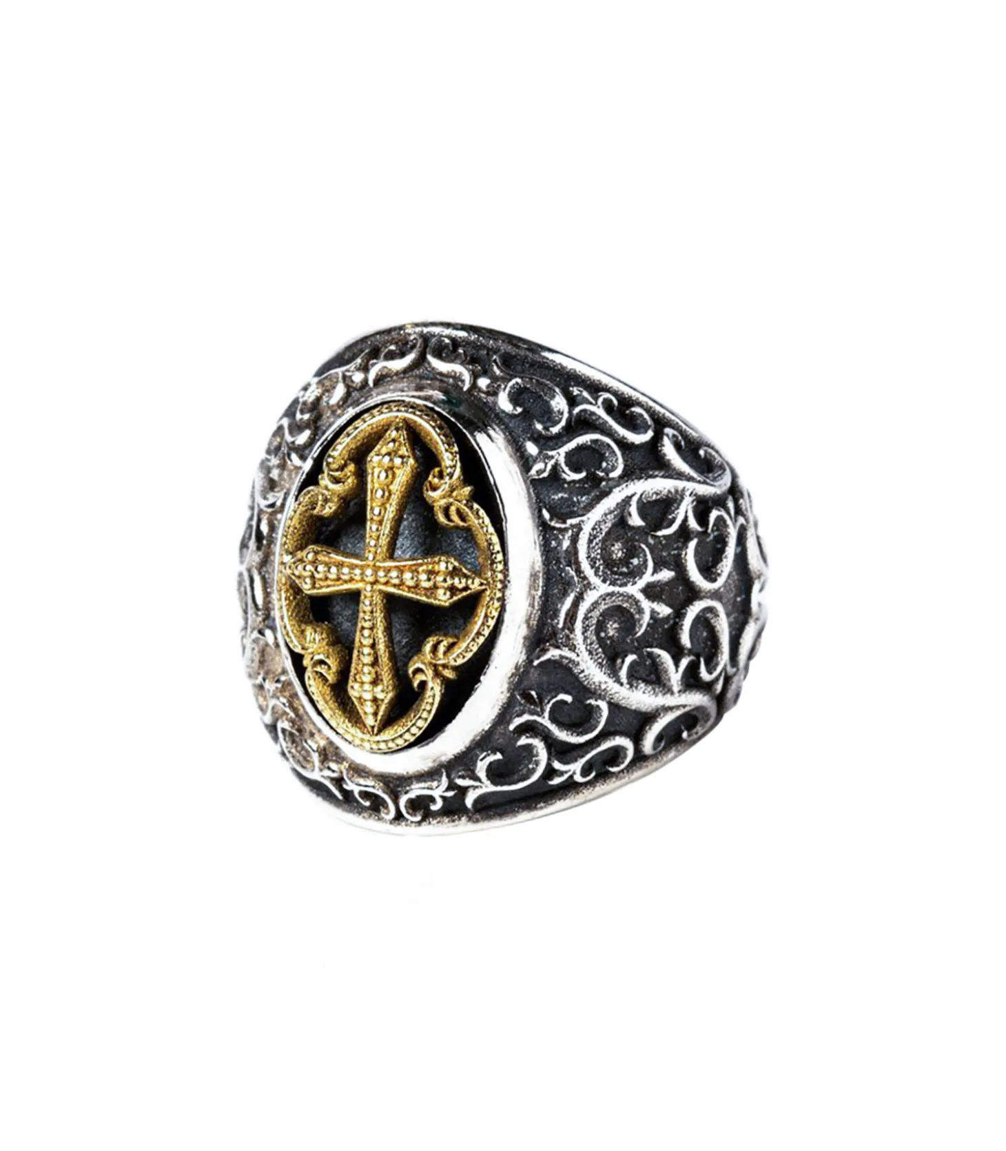 Bague Idylle en argent et or-Corpus Christi Cheap