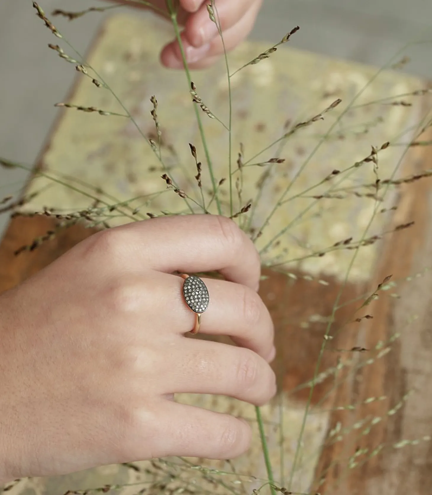 Bague Marilou Black-5 Octobre Sale