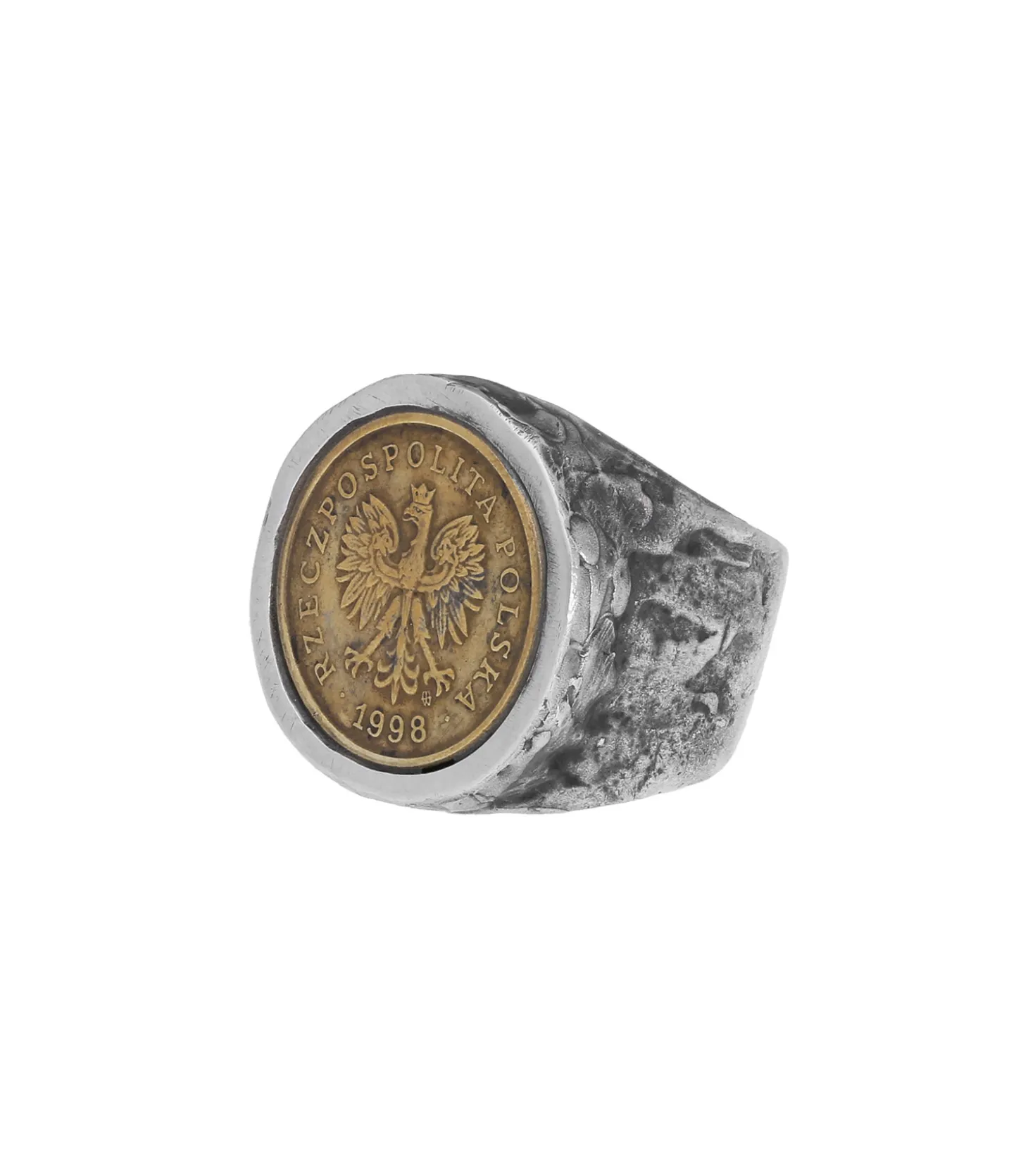 Bague pièce Polita Polska argent-Roc Paris New