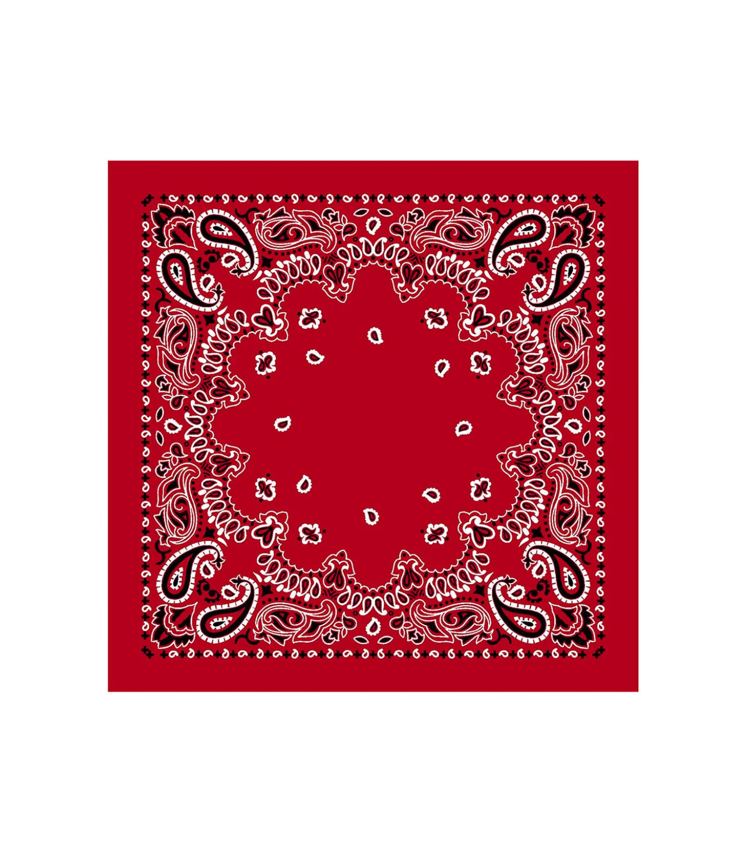 Bandana Red 59 x 59 cm-destin Fashion