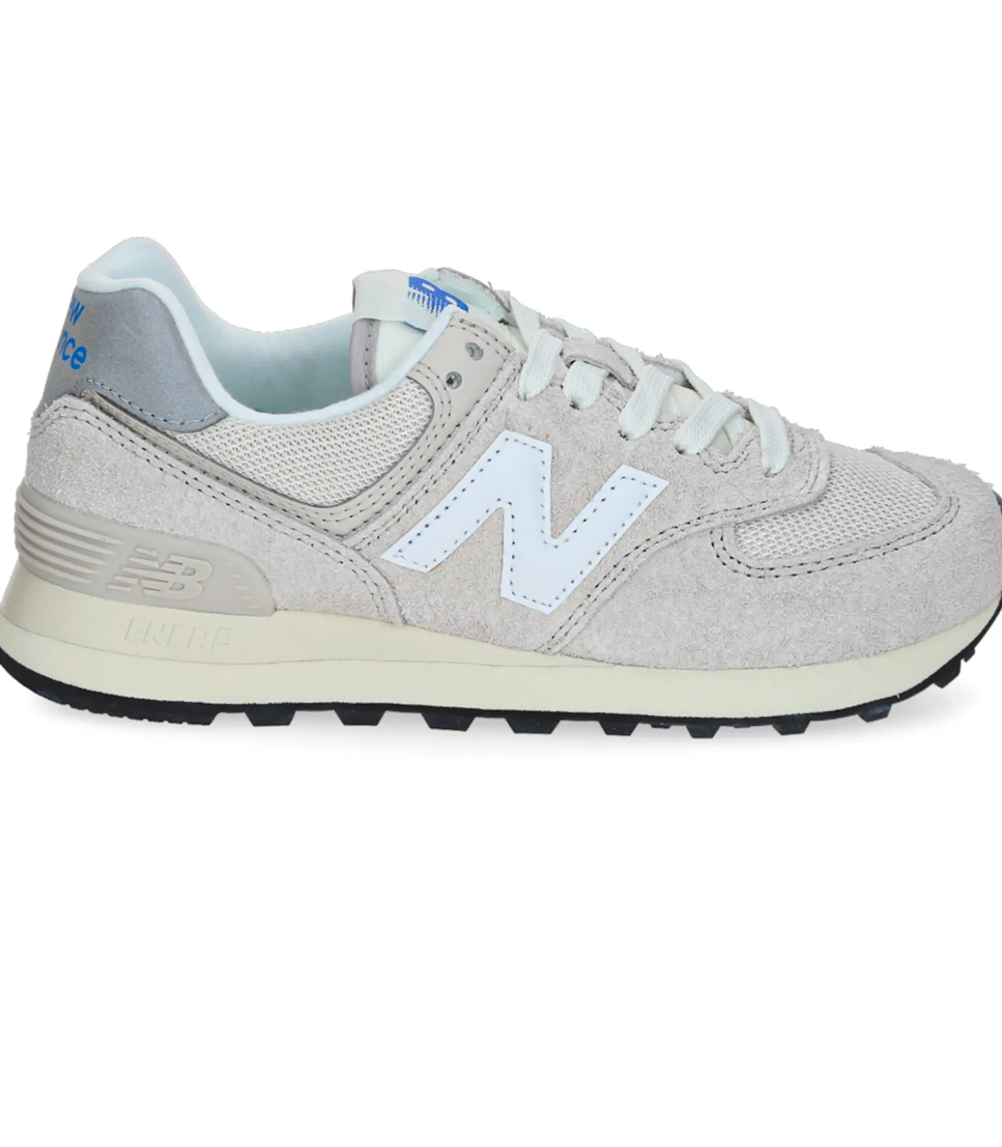 Baskets 574 White/Grey-New Balance Cheap