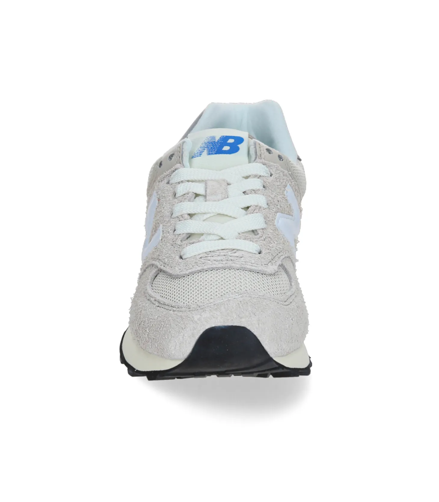 Baskets 574 White/Grey-New Balance Cheap