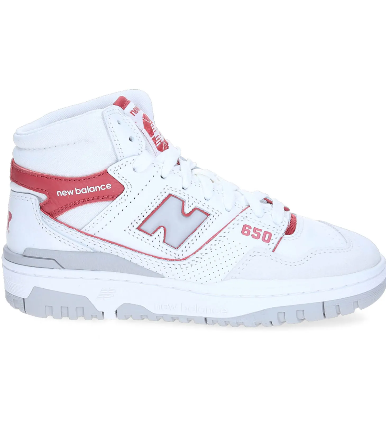 Baskets Montantes 650 Blanc avec Astro Dust et Angora-New Balance Best Sale