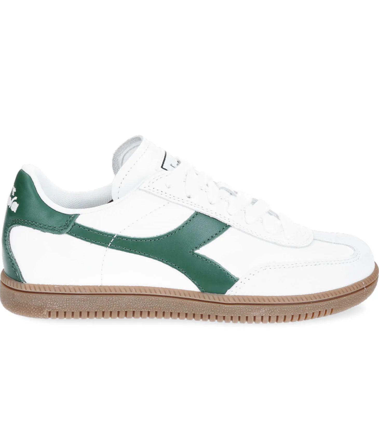 Baskets Trainer Blanc et Verts Paturages-Diadora Cheap