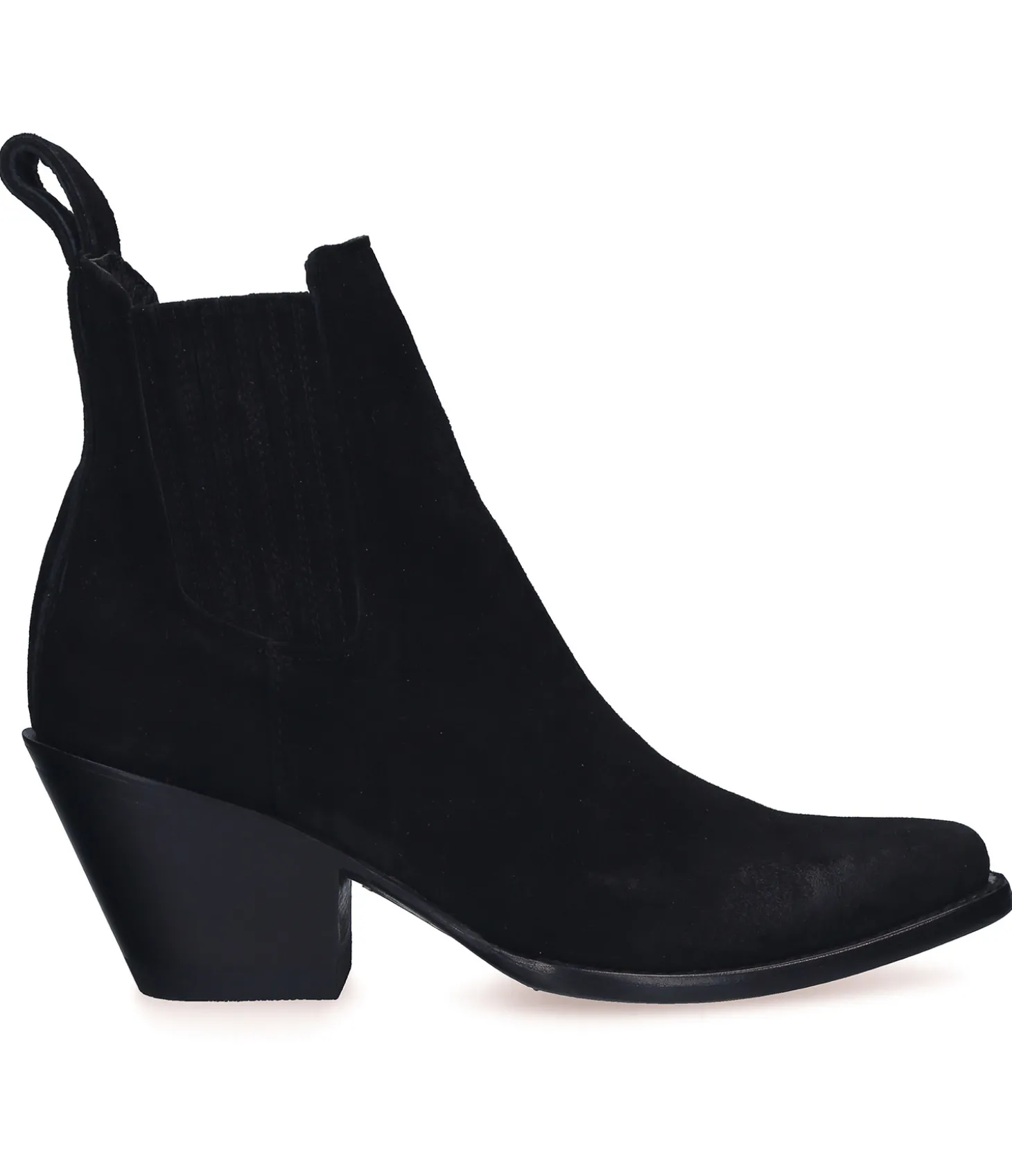 Boots Estudio Suede Noir-Mexicana Sale