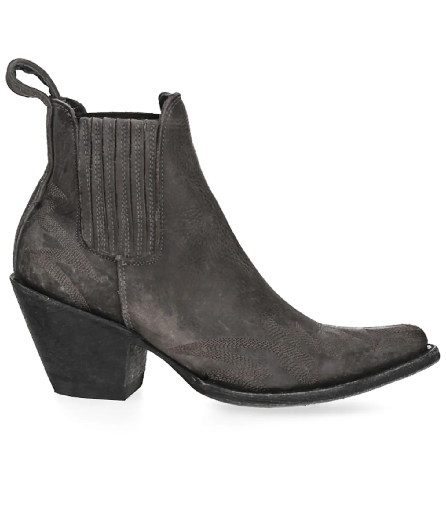 Boots Gaucho Long Stitch Grey x Jane de Boy-Mexicana Best Sale