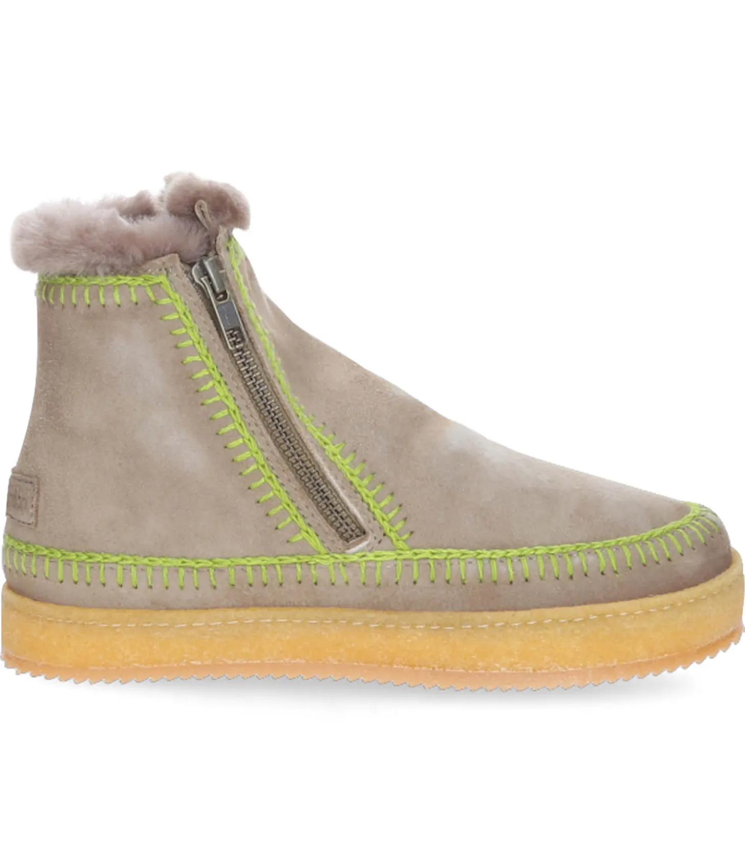 Boots Setsu Crochet Otter Suede Lime-laidback london Best