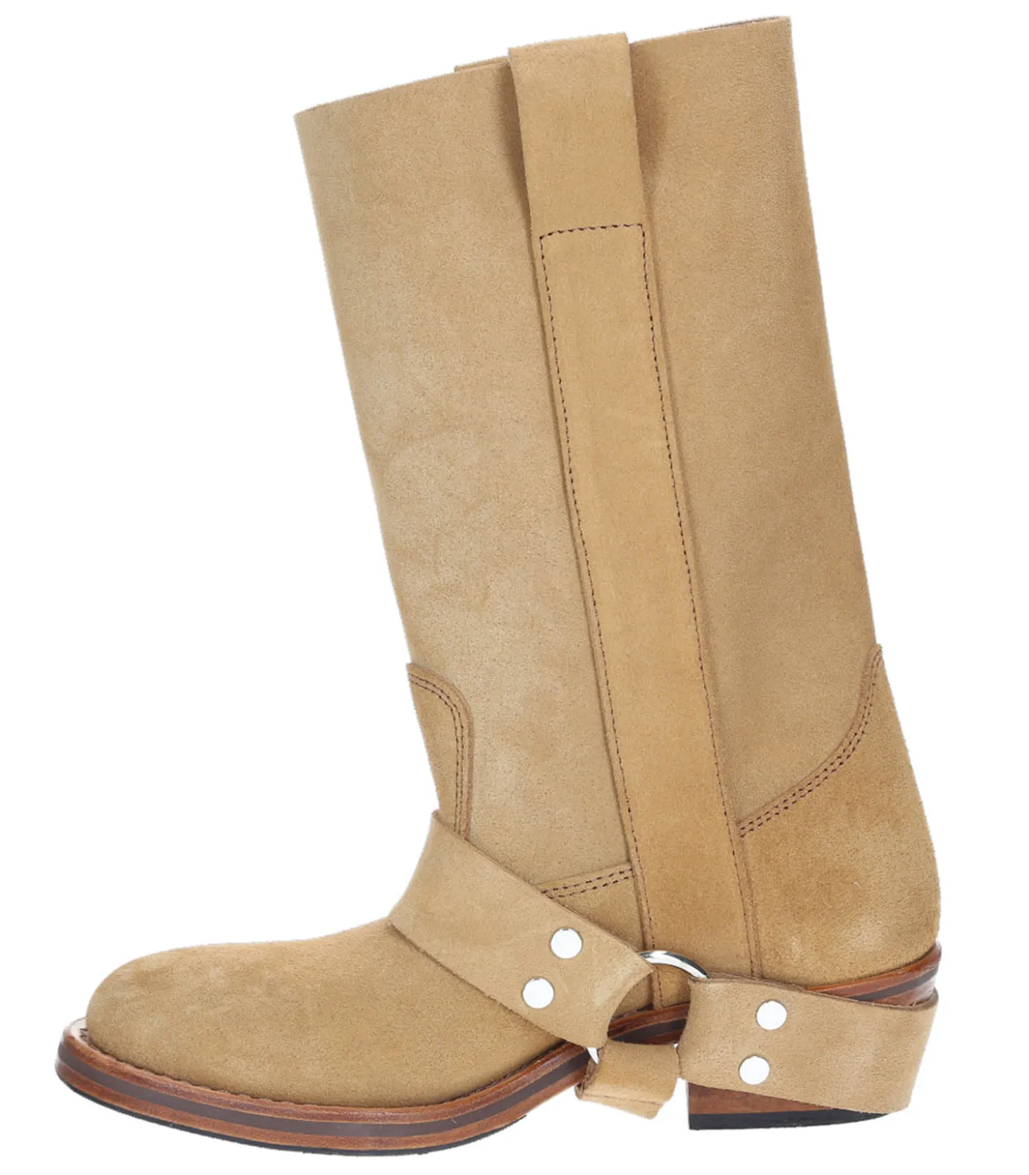 Bottes Motardes Cuir Camel x La Botte Gardiane-Roseanna Clearance