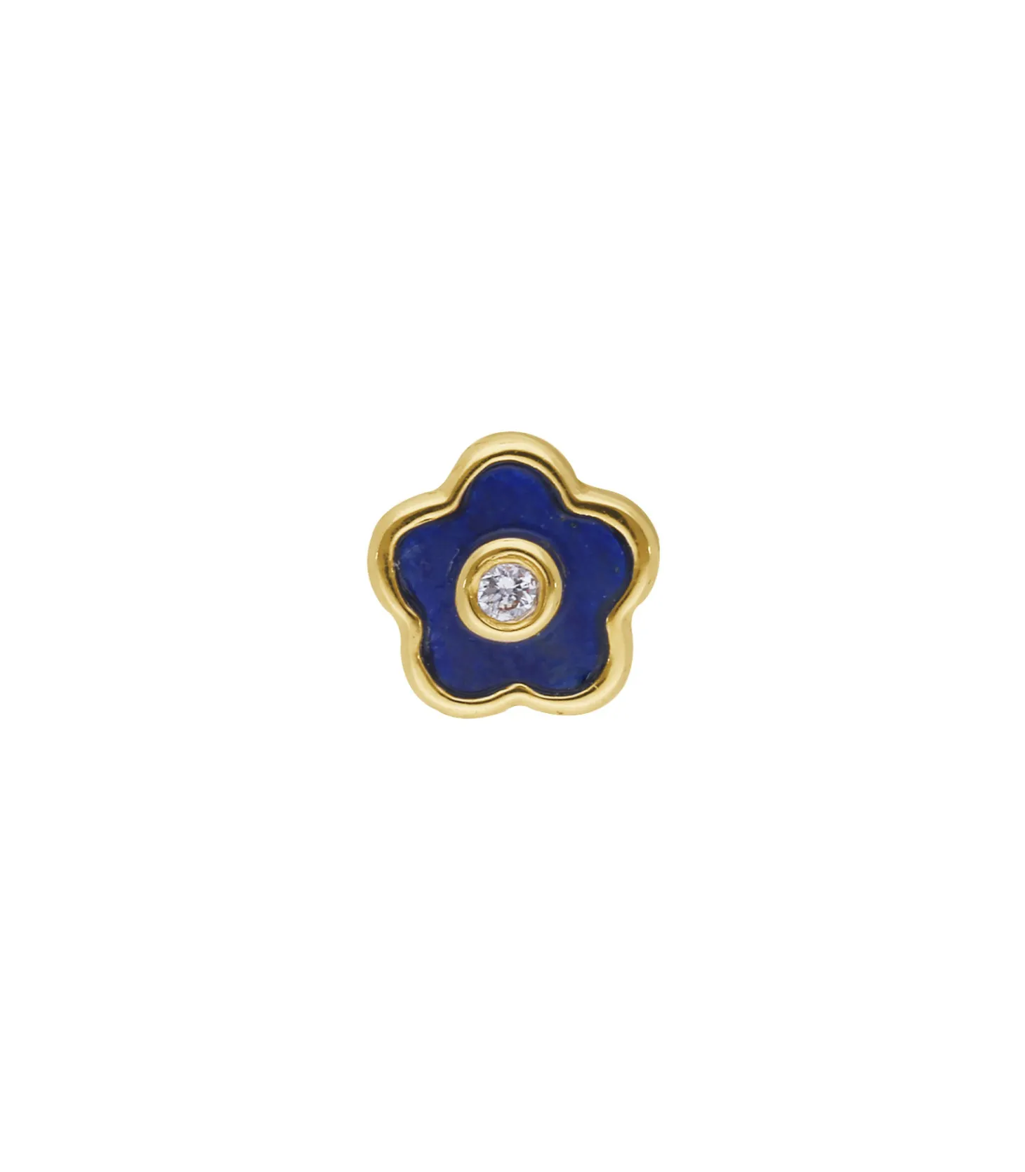 Boucle d'oreille Stud Flower Lapis-Pamela Love Hot