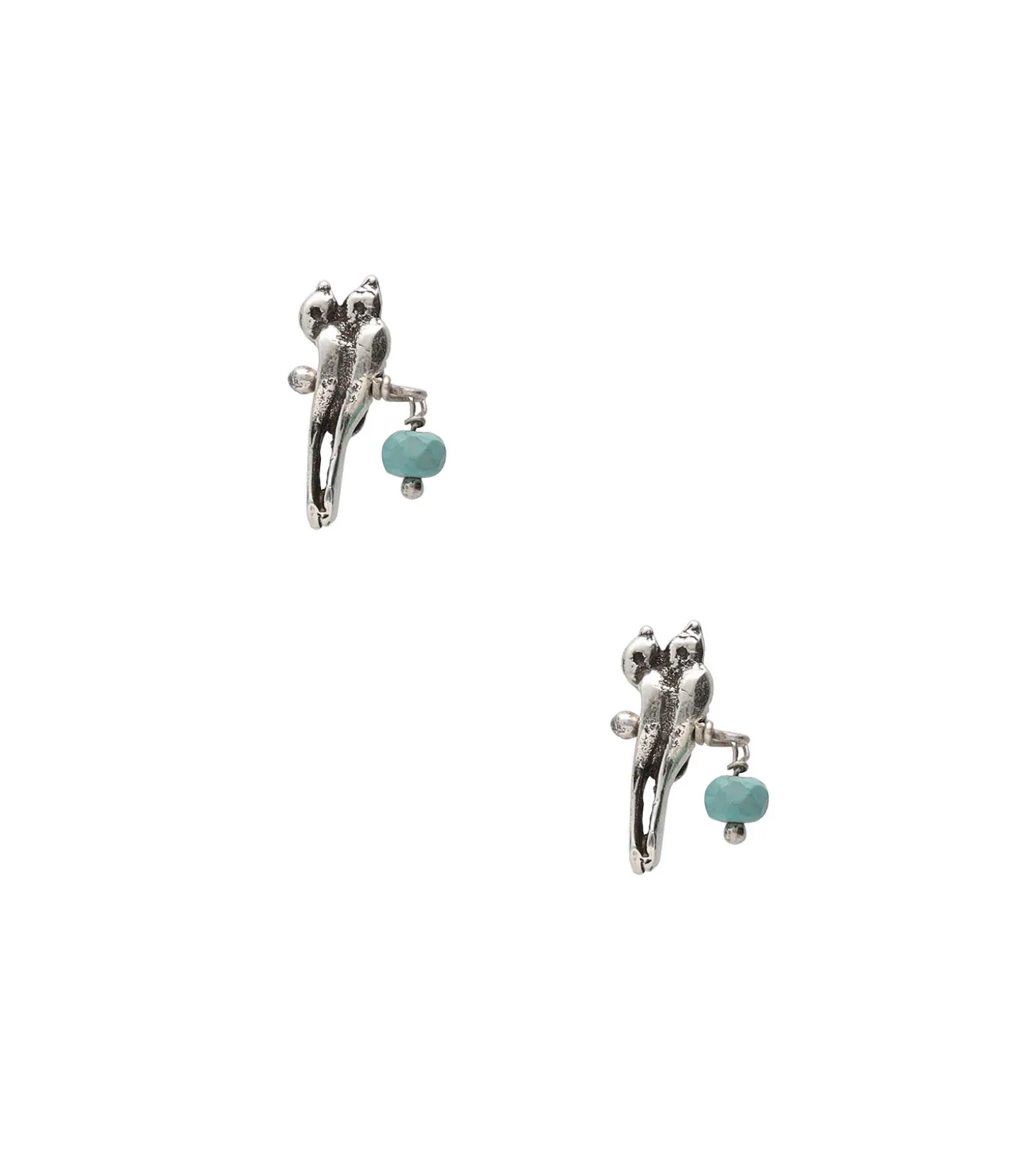 Boucles d'oreilles Puce Piupiu Argent-Gas Bijoux Best