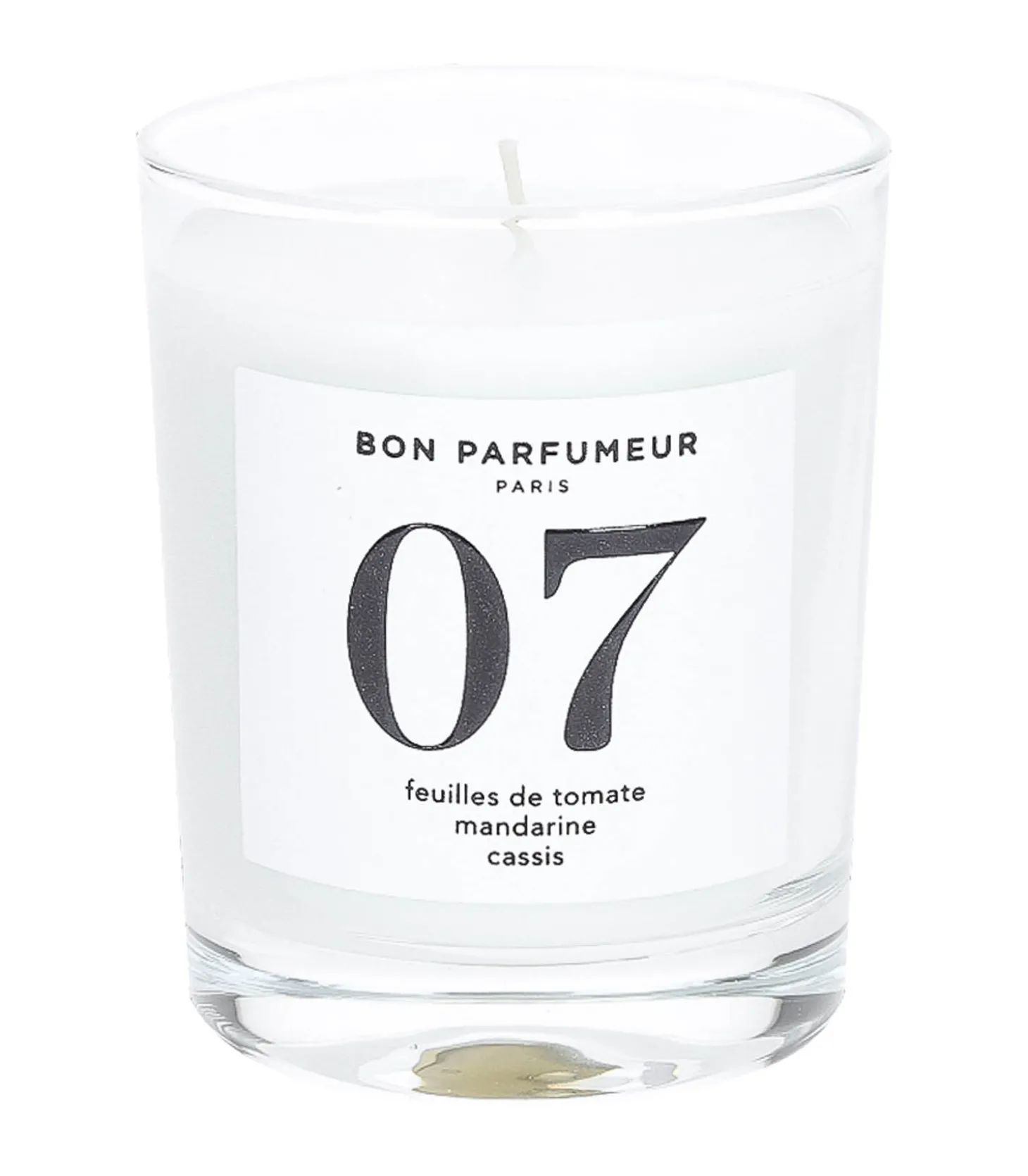 Bougie parfumée 07 Feuilles de Tomate, Mandarine et Cassis-Bon Parfumeur Outlet