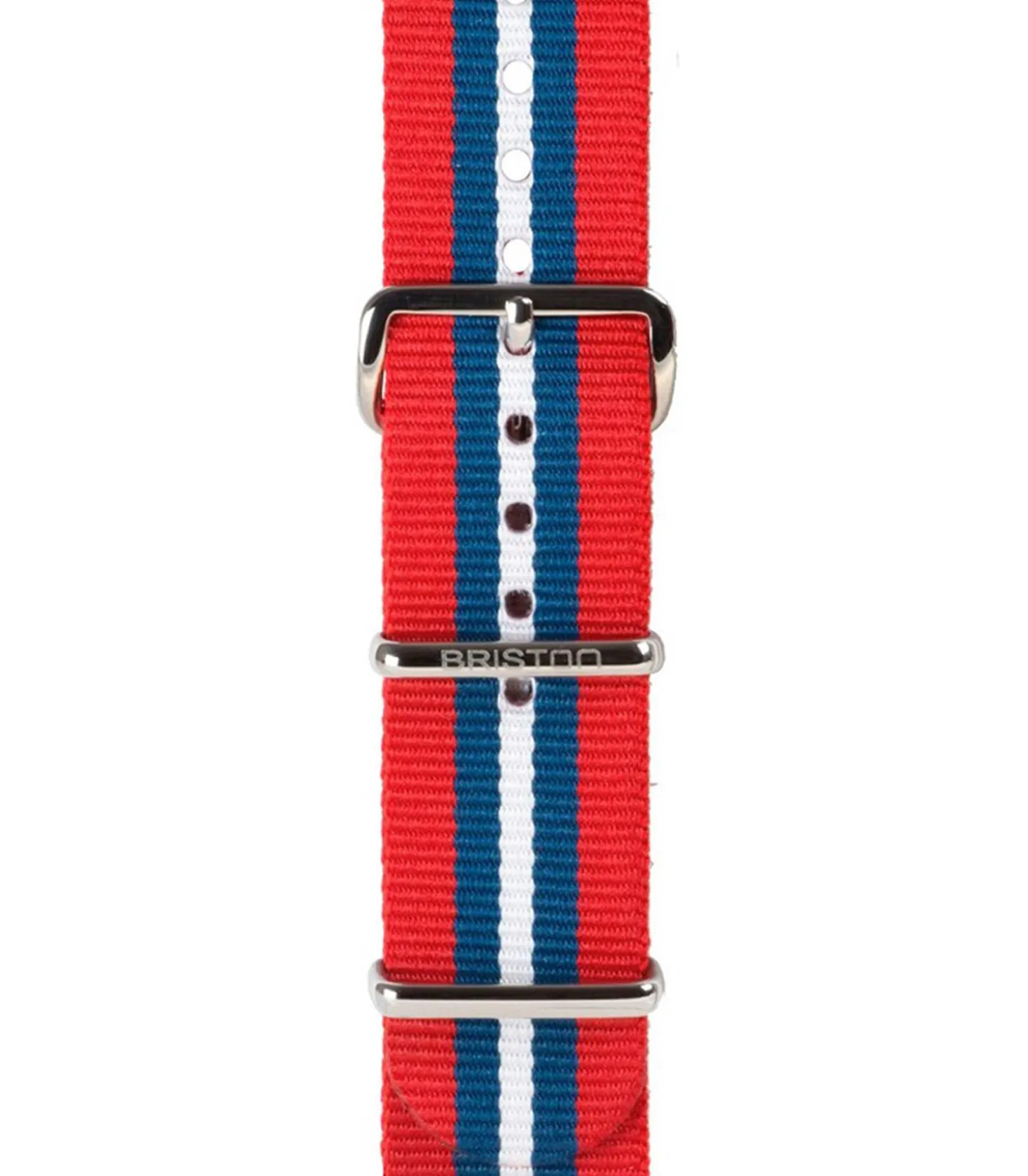 Bracelet de montre - Rayé rouge/Bleu/Blanc-Briston Fashion