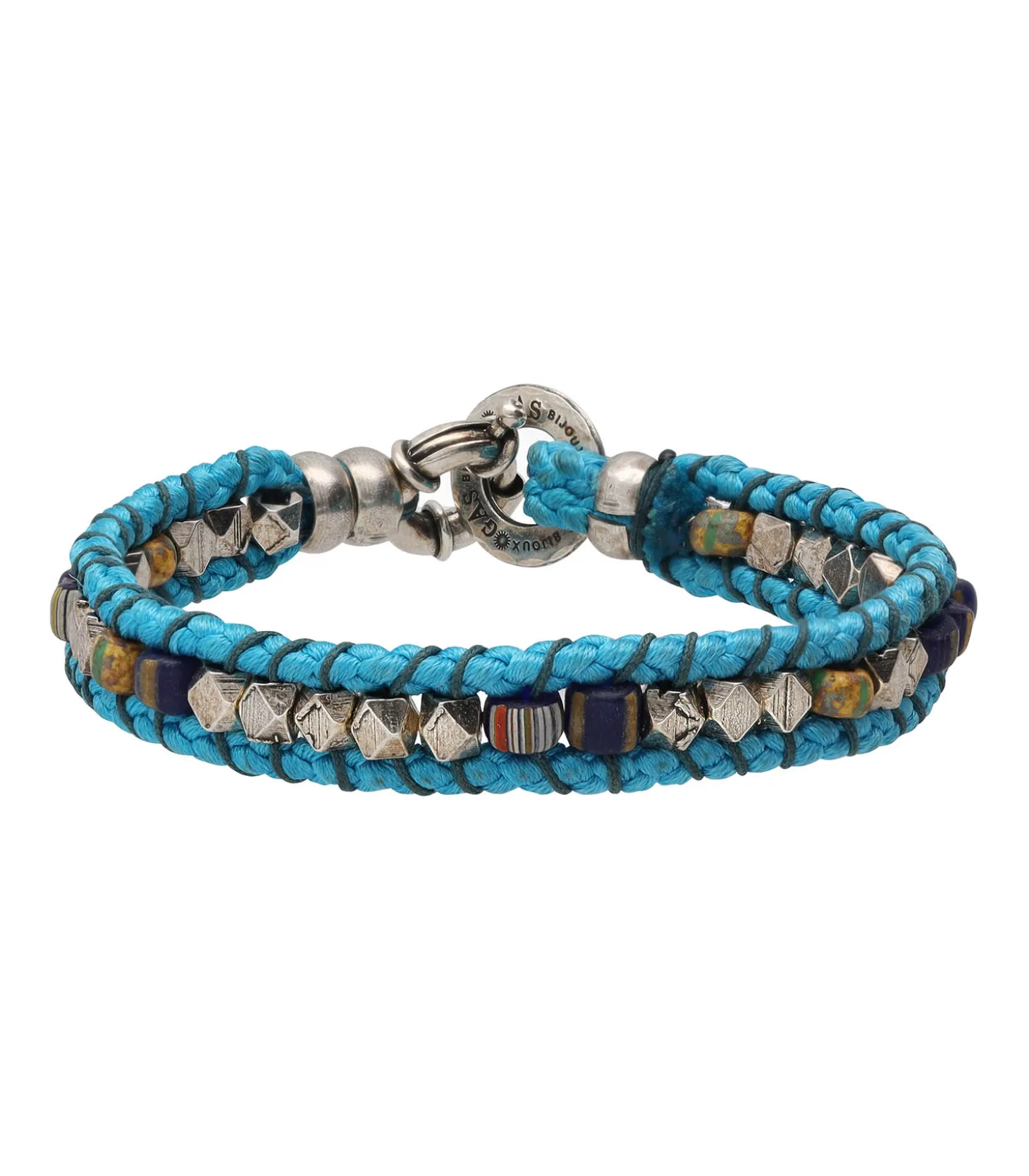 Bracelet homme Ever GM Argenté Turquoise-Gas Bijoux Shop