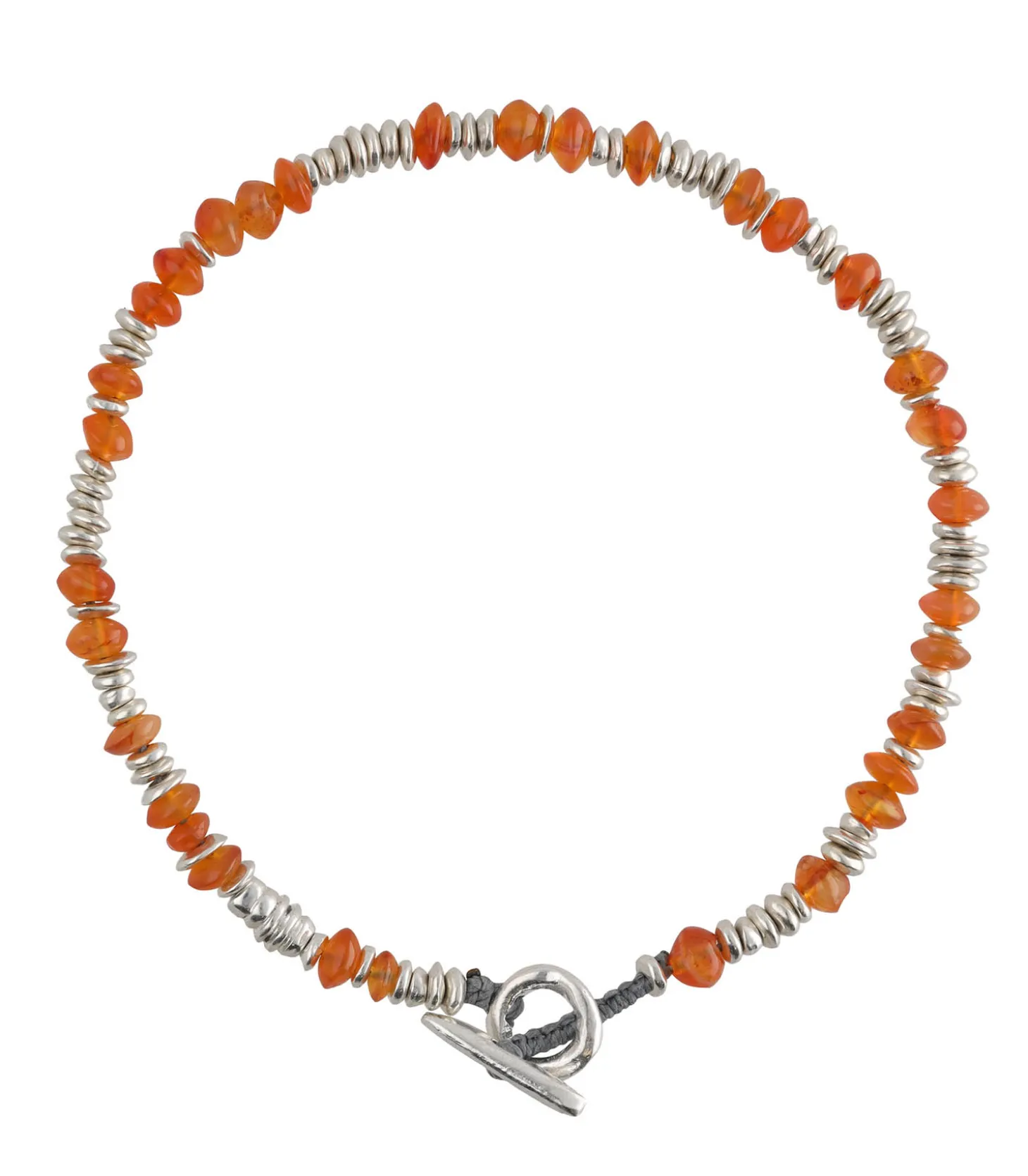 Bracelet homme Pilla en Argent Carnelian-M.Cohen by Maor Best Sale