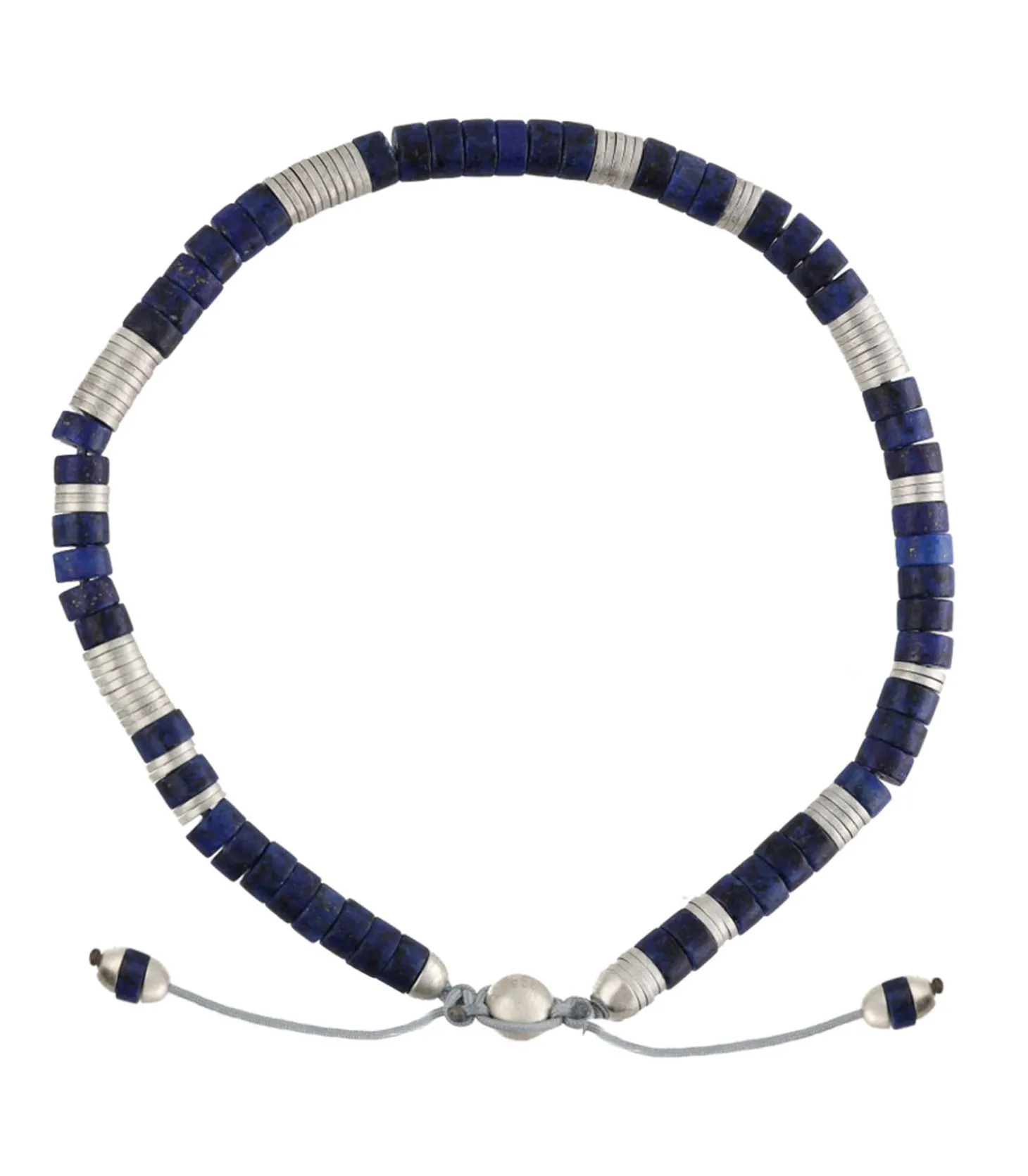 Bracelet Lazuli Argent et Gemmes Lapis-M.Cohen by Maor Hot