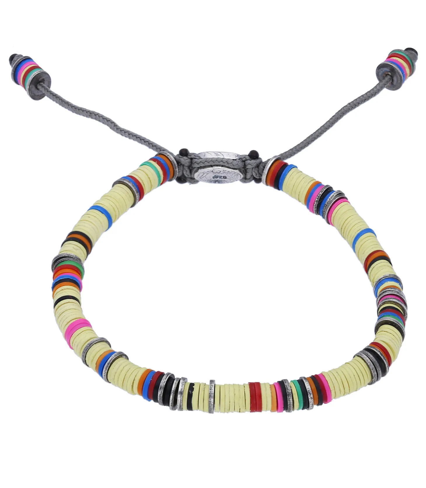 Bracelet Rainbow en perles africaines et argent-M.Cohen by Maor Store