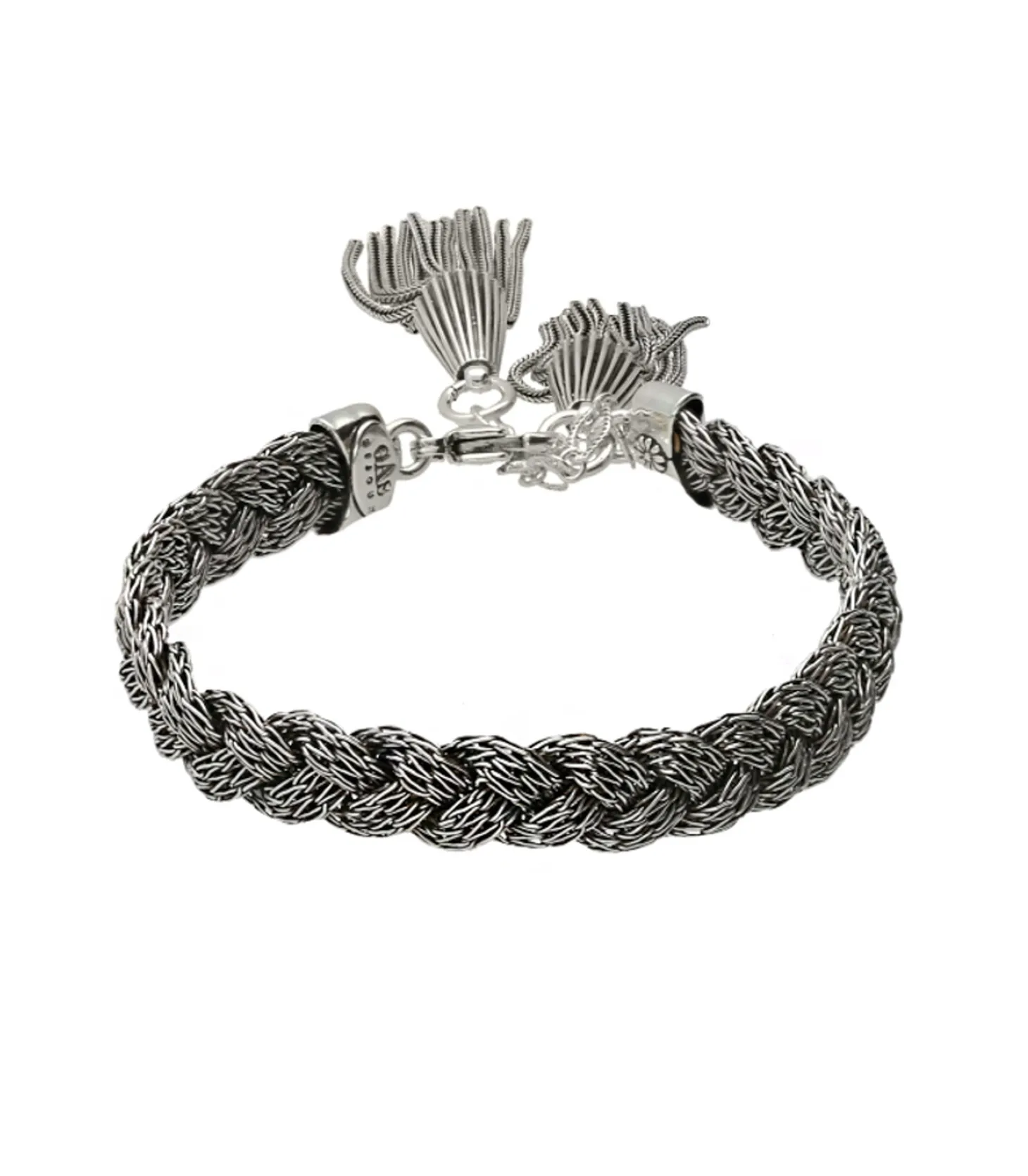 Bracelet Tressé Argenté-Gas Bijoux Clearance