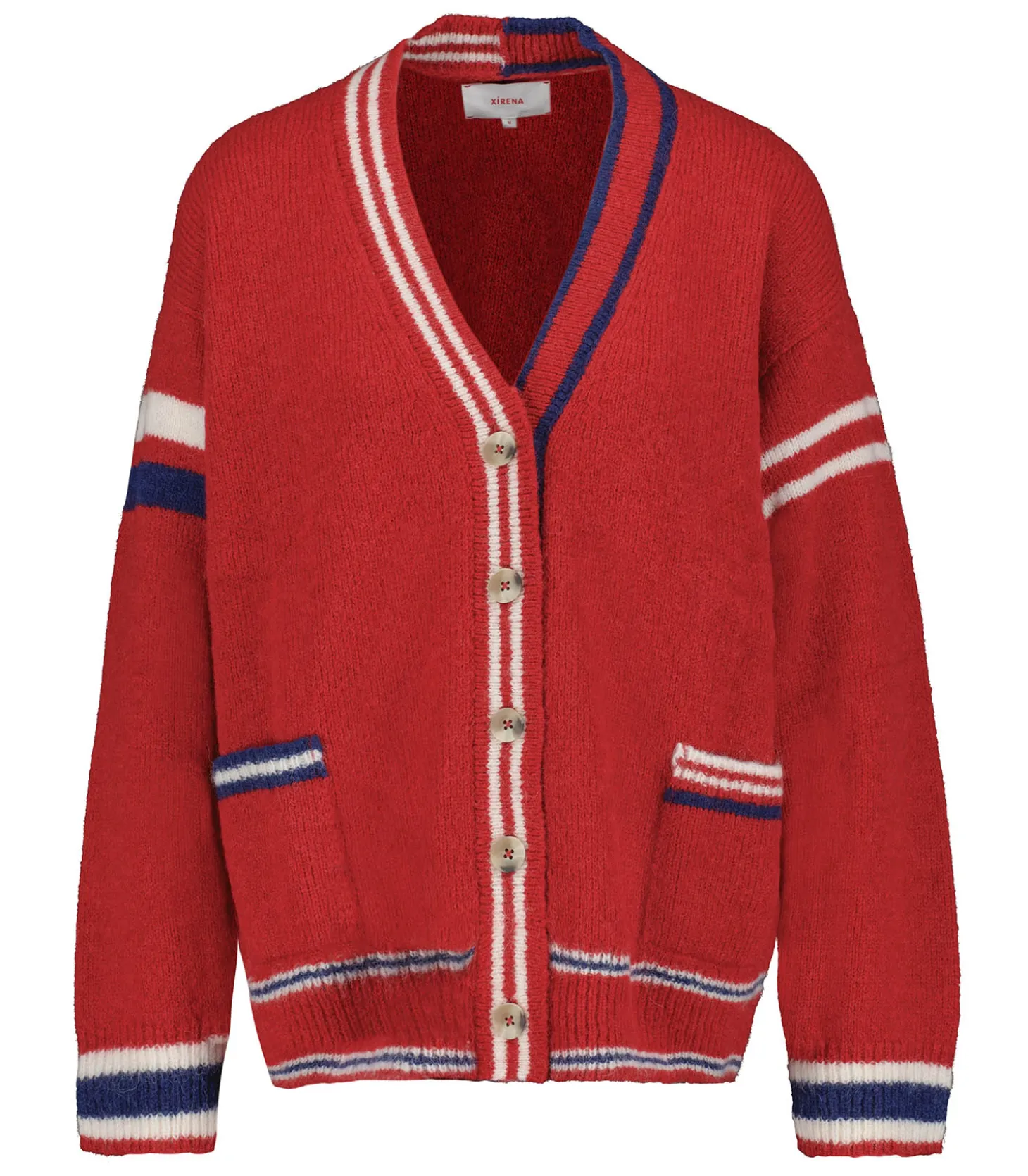 Cardigan Carey Red Blue-Xirena Hot