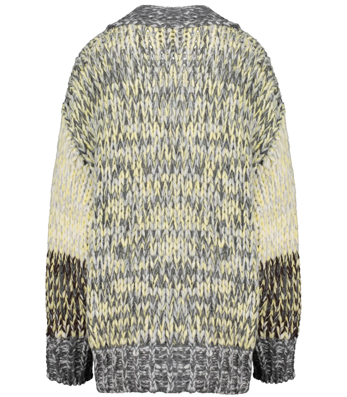 Cardigan Mouline Grigio-Roberto Collina Store