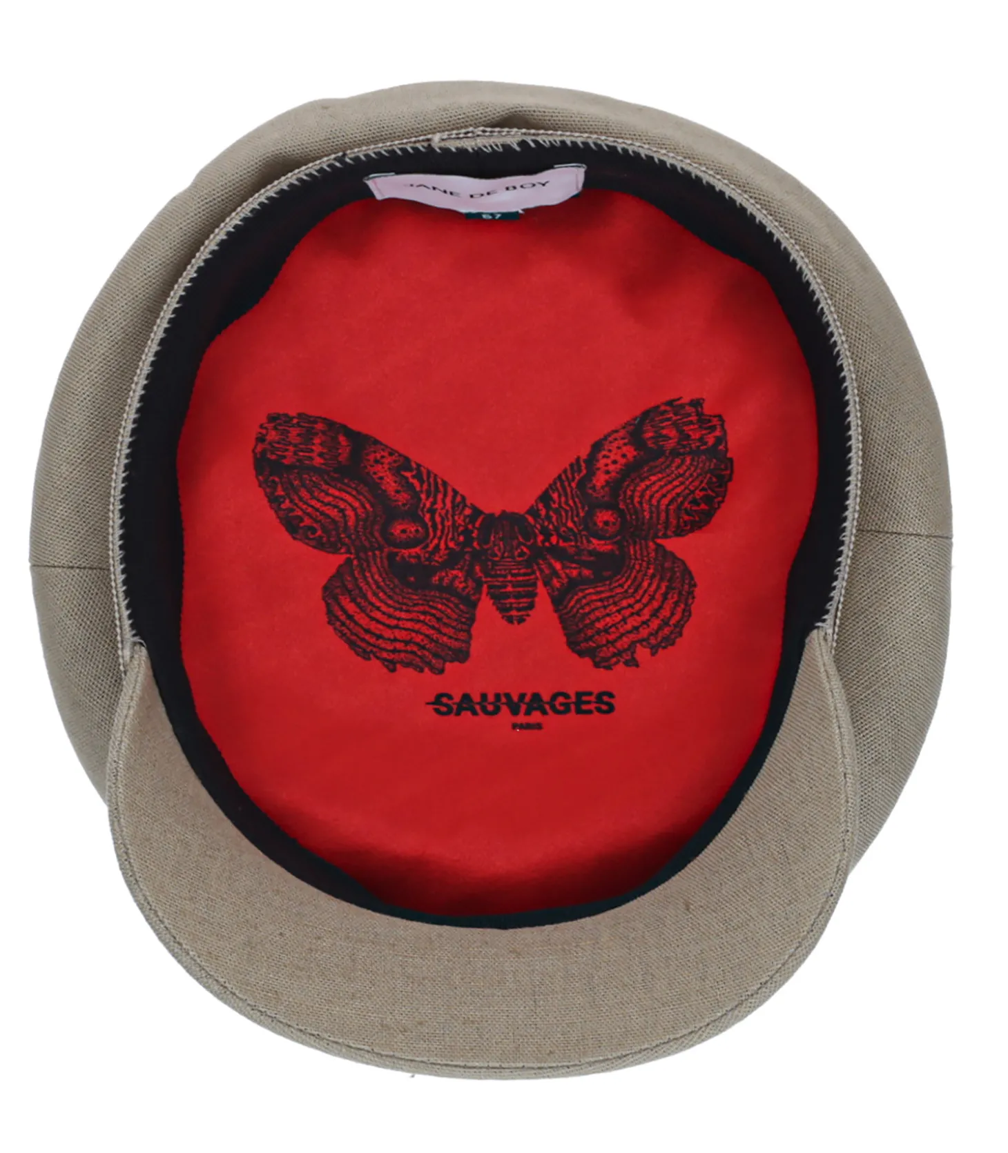 Casquette Jane de Boy Kaki-Sauvages Paris Hot