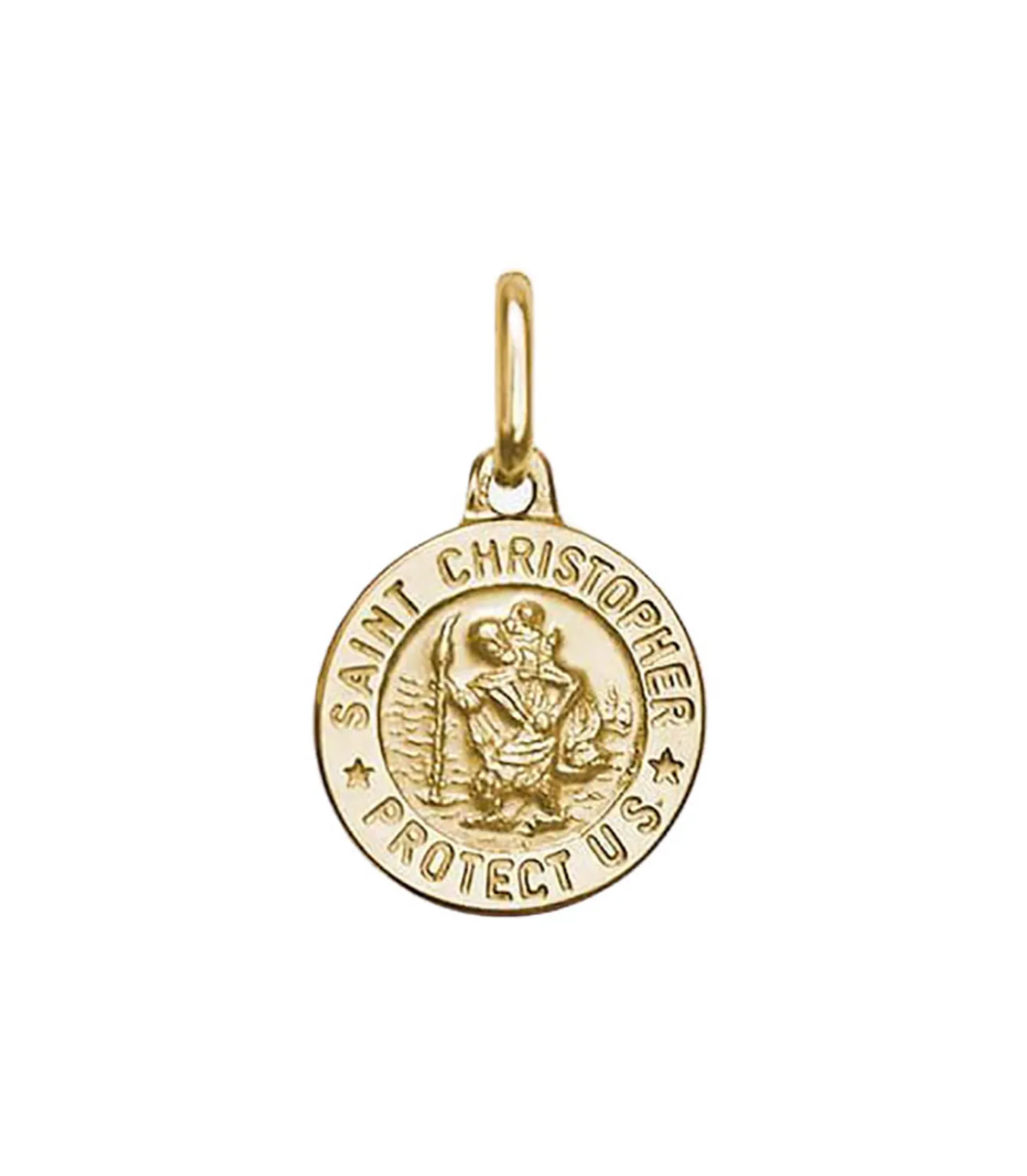 Charm St Christopher en or-Anine Bing Fashion