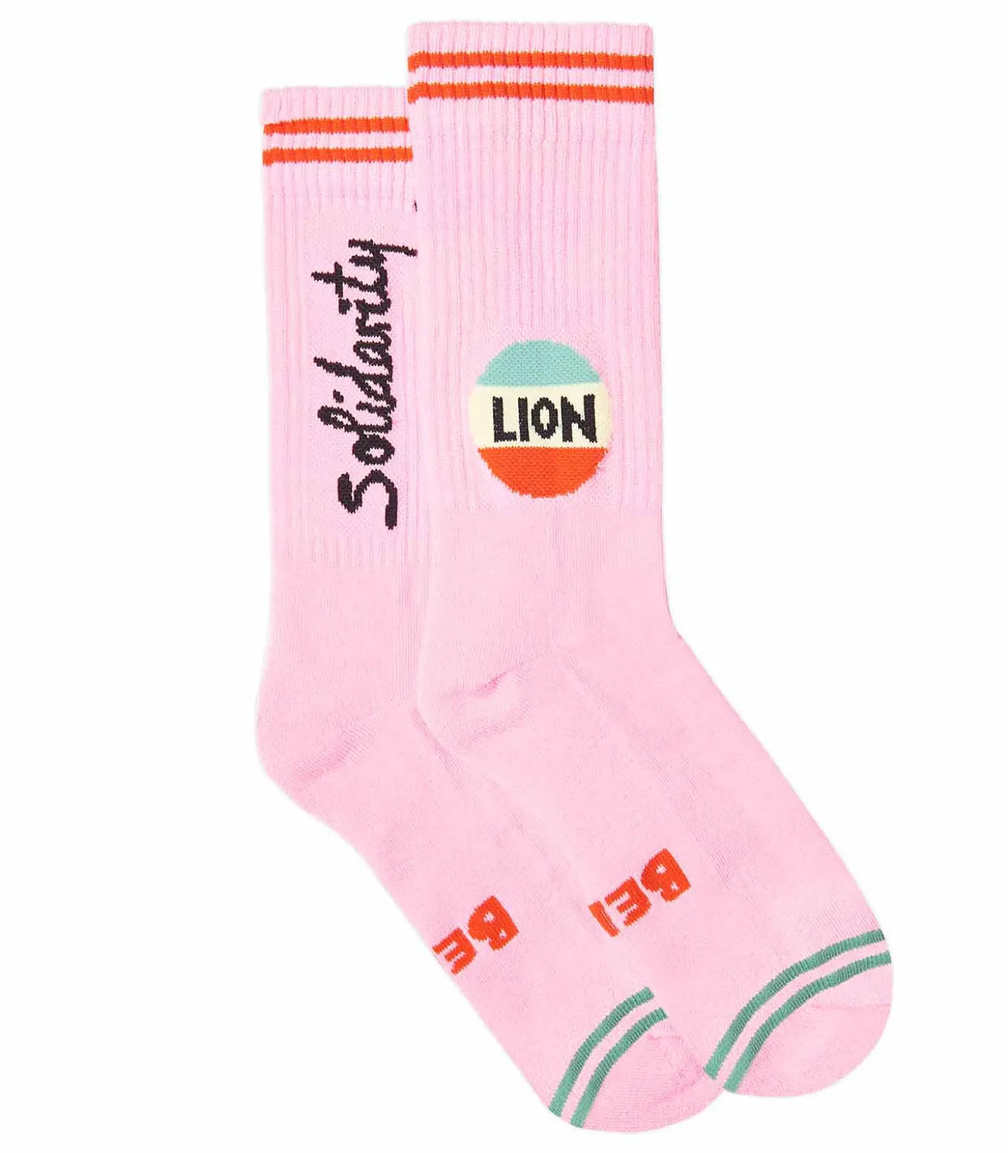 Chaussettes Lion en coton Pink-Bella Freud Store