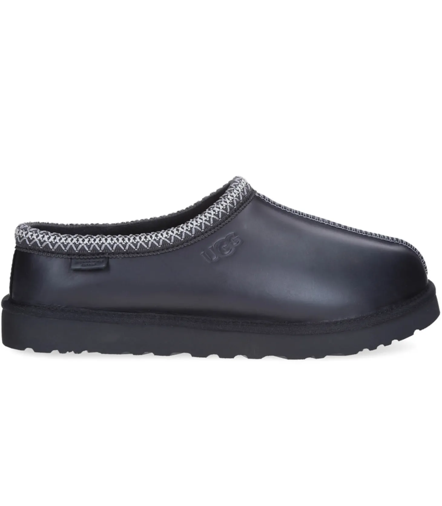 Chaussons homme Tasman Regen en cuir Noir-UGG® Outlet