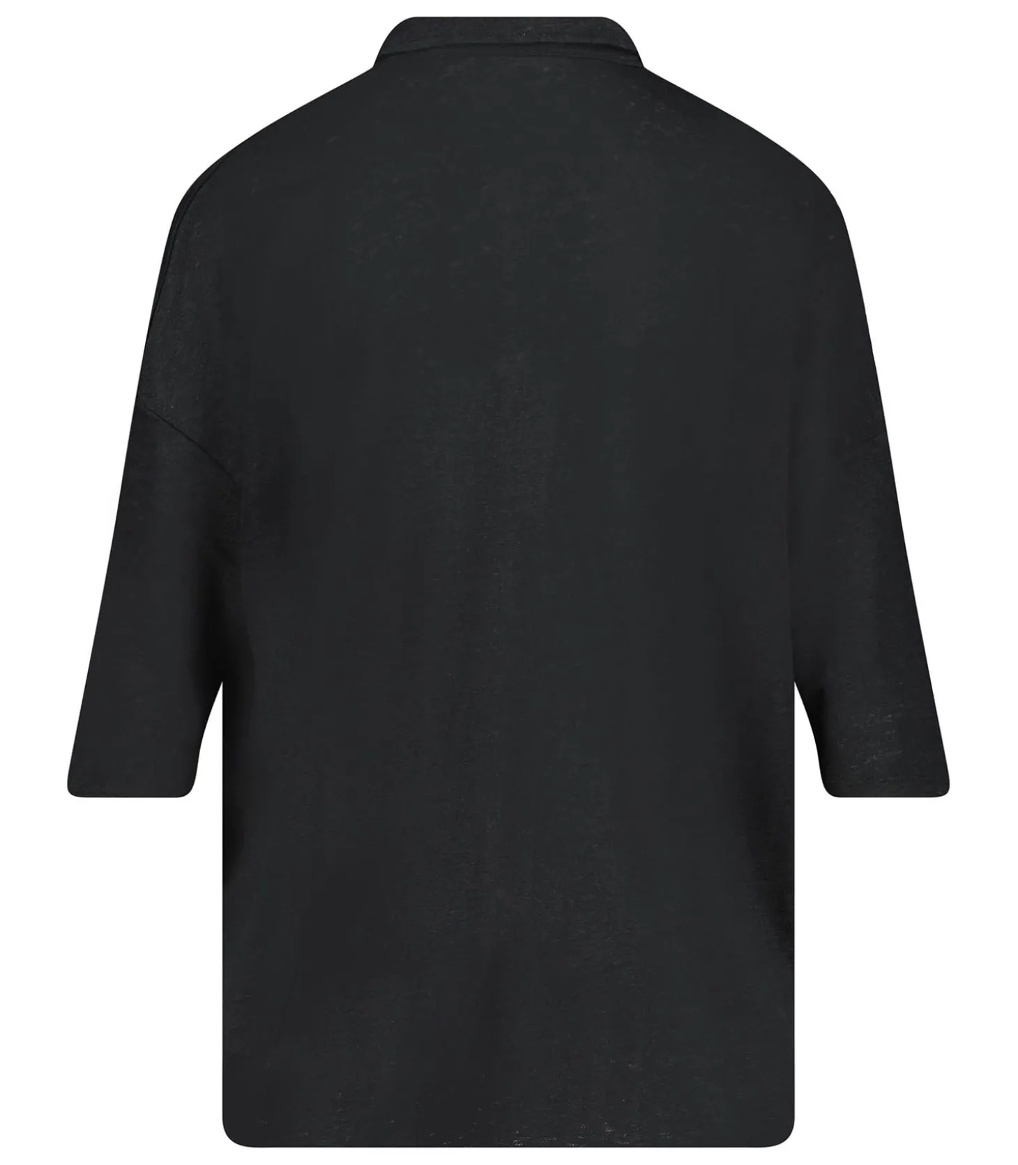 Chemise Manches 3/4 Noir-Majestic Filatures Clearance