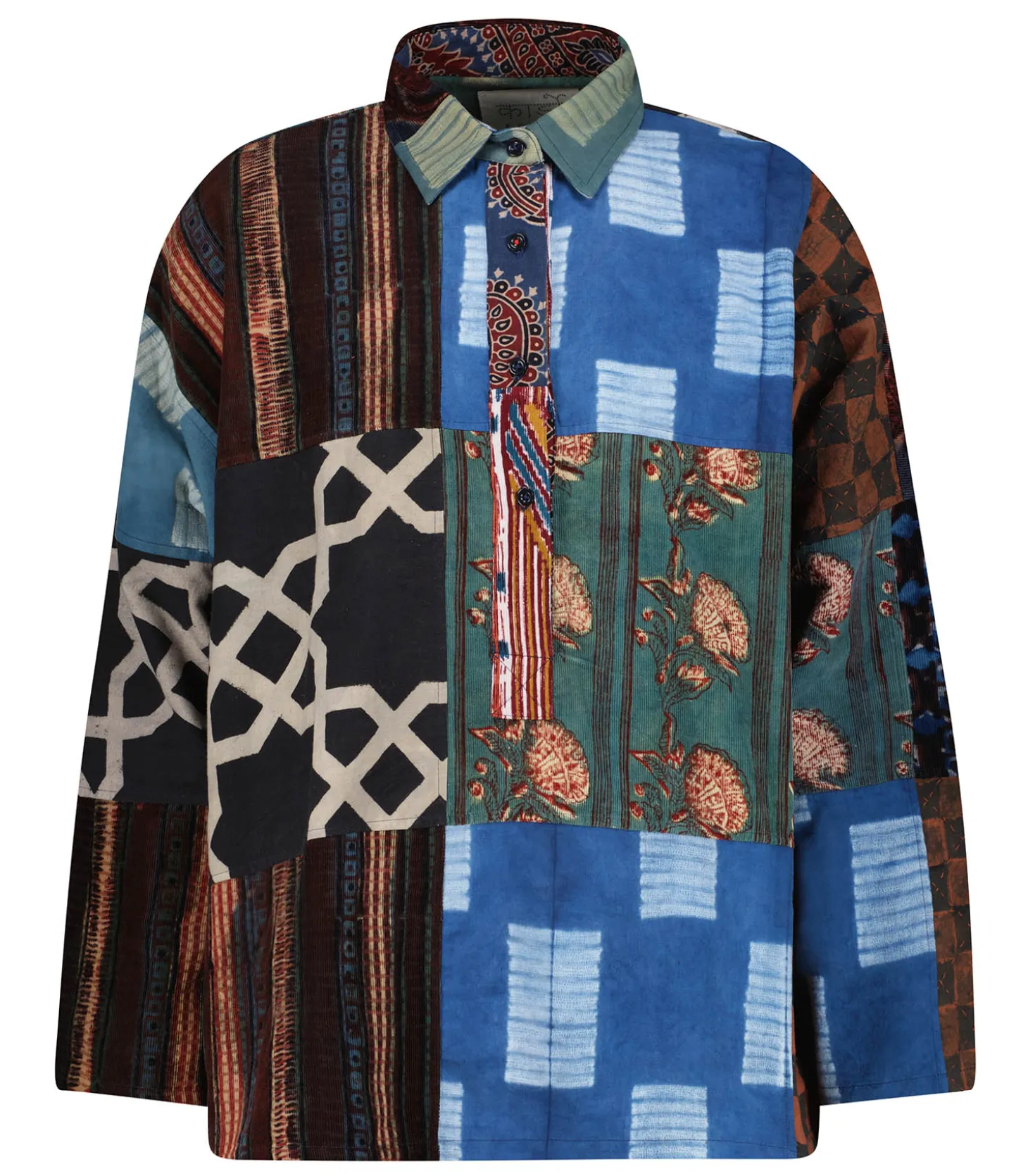 Chemise Oversize Luis Patchwork-Kardo New