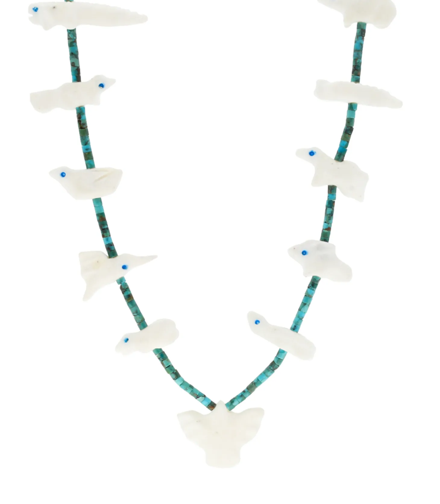 Collier Fétiches Animaux jaspe et turquoise-Harpo Cheap