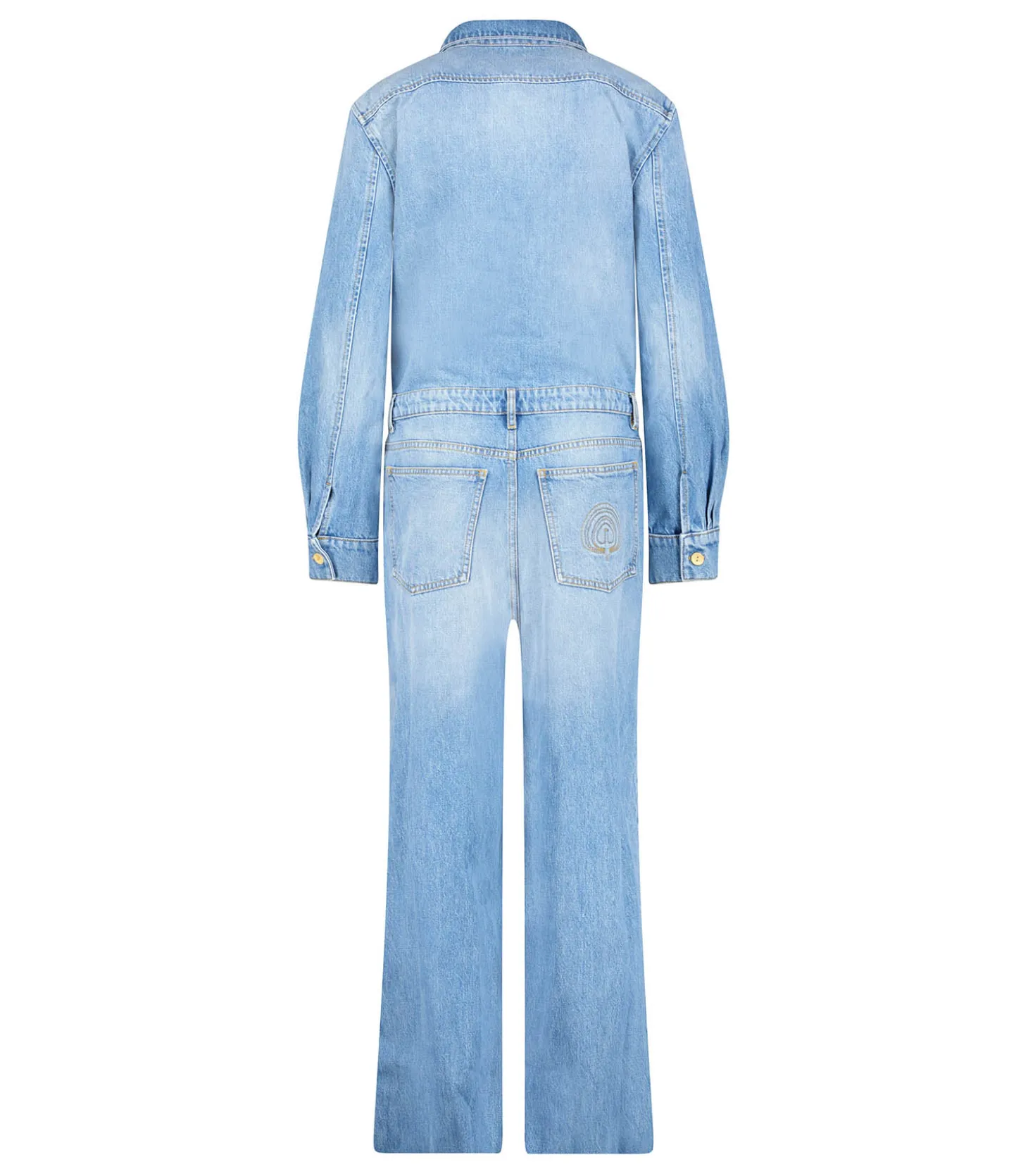 Combinaison en Denim Trompe l'oeil  10 years old-HAPPY HAUS Best Sale