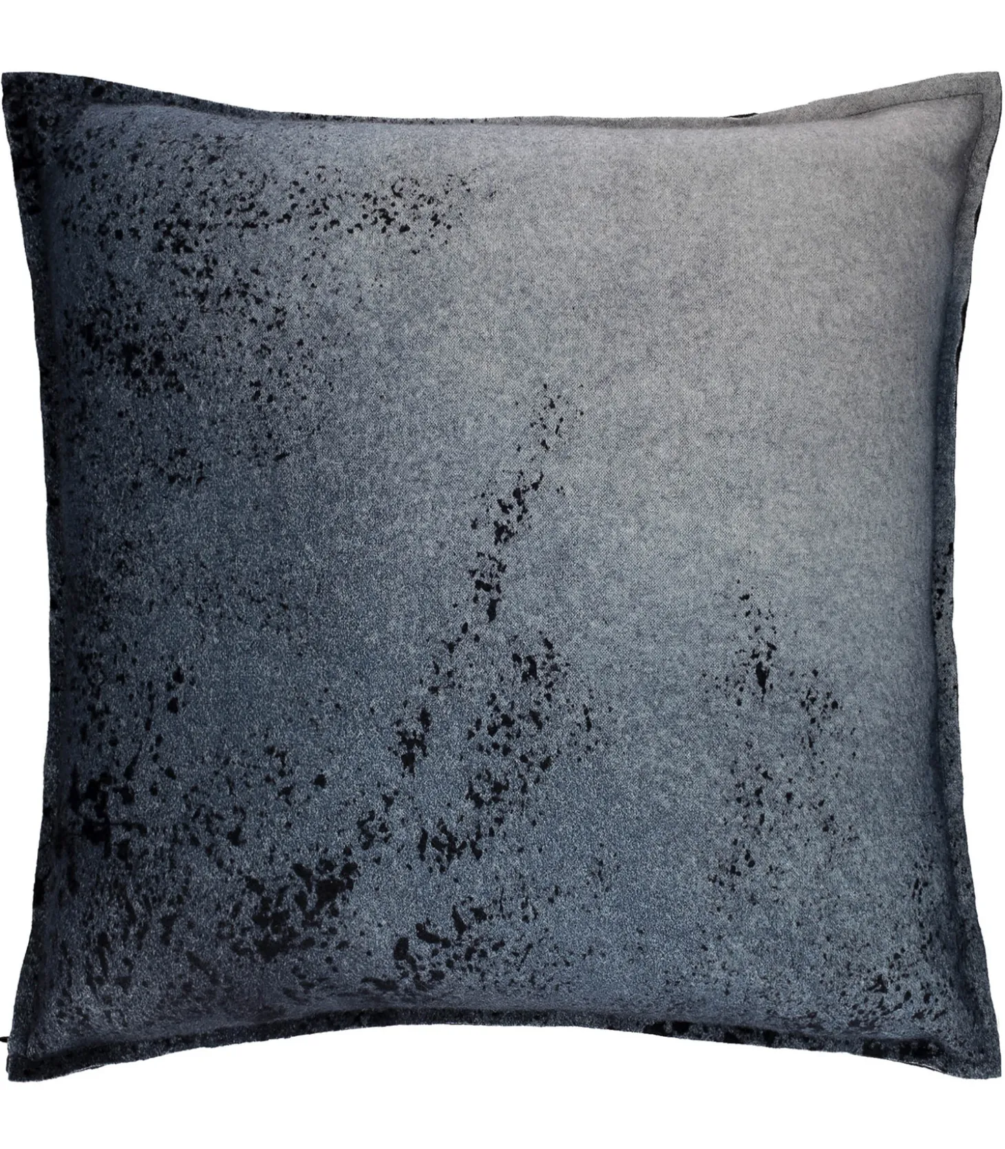 Coussin cachemire et laine 50 x 50 cm bleu gris-Avant Toi Sale