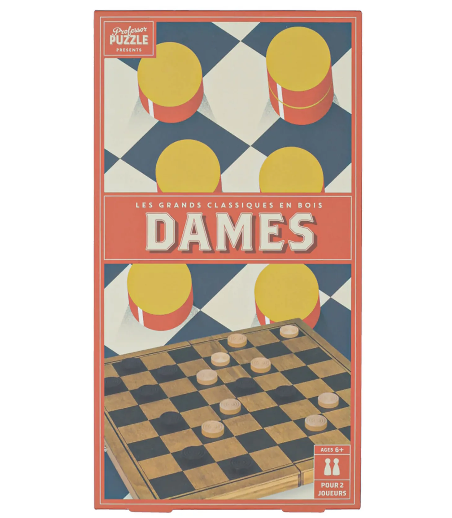 Dames en bois Professor Puzzle-Wilson Jeux Flash Sale