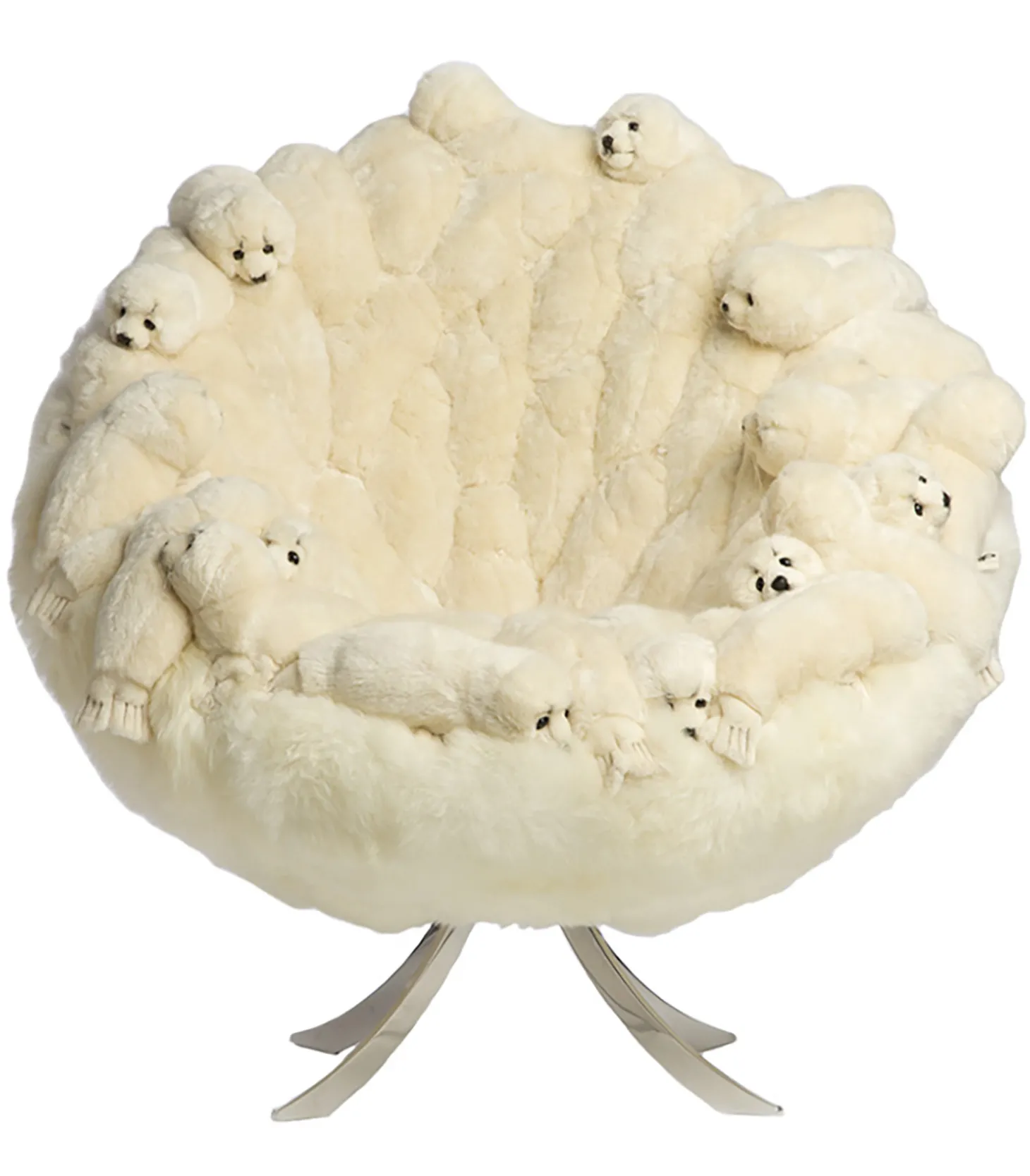 Fauteuil Boule Snow Seal-AP collection Flash Sale