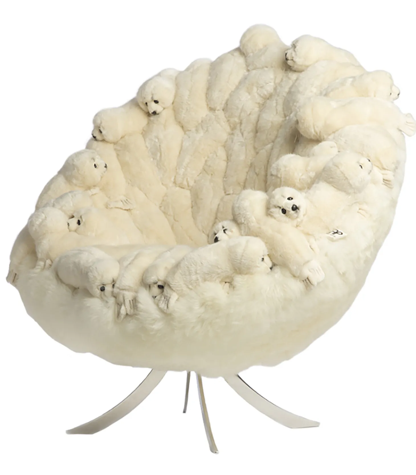 Fauteuil Boule Snow Seal-AP collection Flash Sale