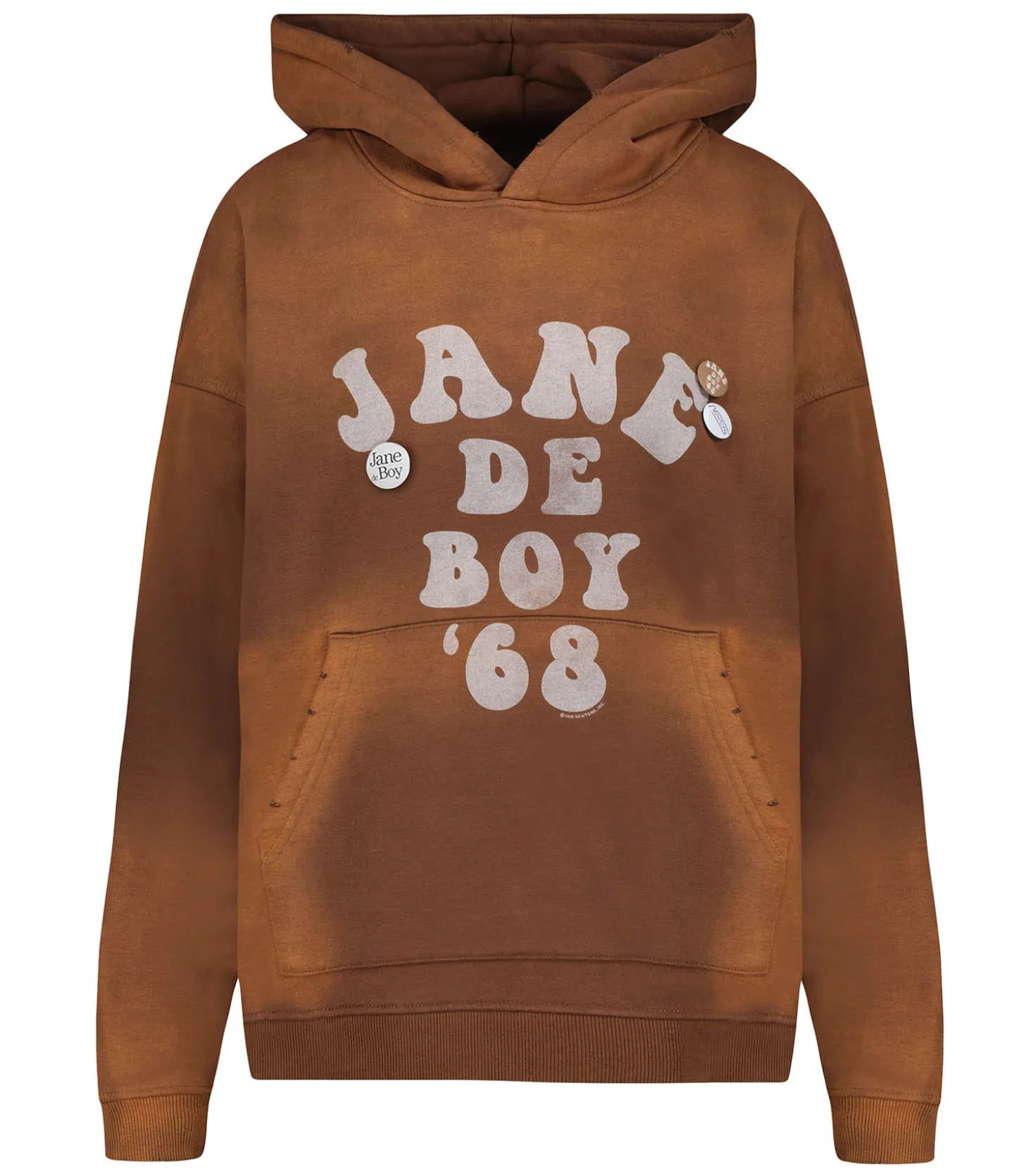 Hoodie Skyler Jane De Boy '68 Brown-Newtone Shop