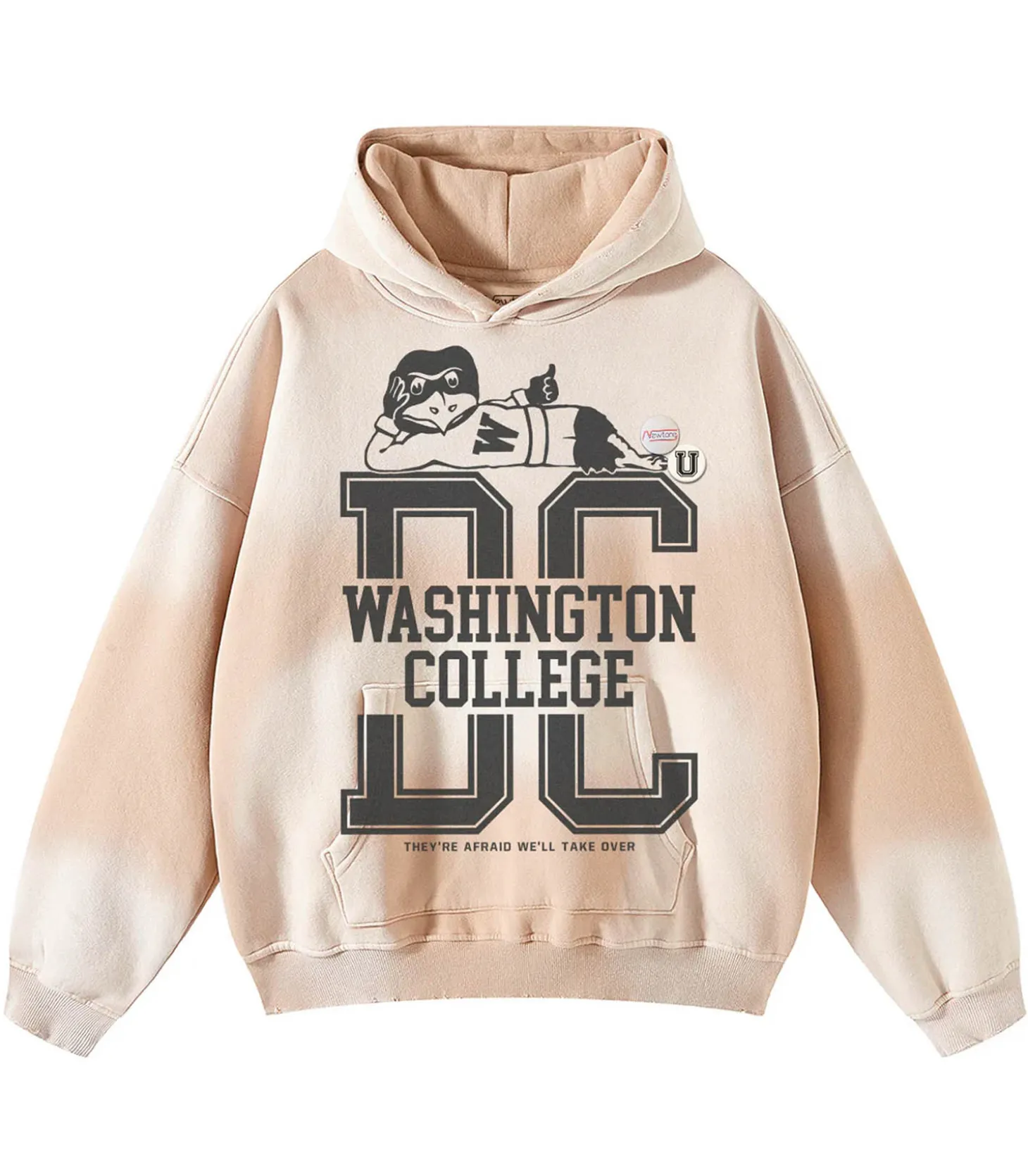 Hoodie Skyler Washington Vintage Natural-Newtone Fashion
