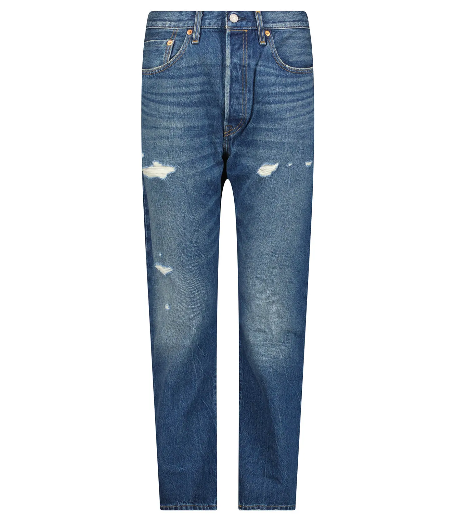 Jean 501® Original Destructed Dark Indigo-Levi's Sale