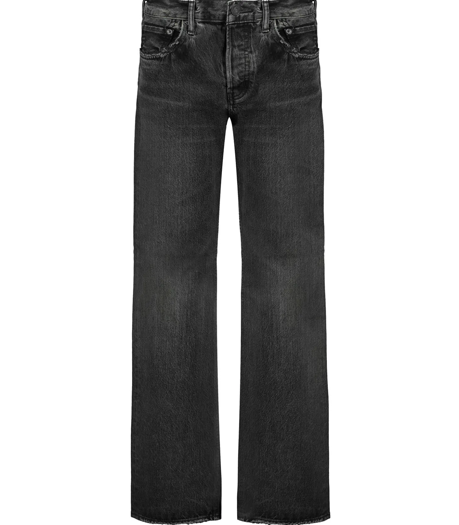 Jean Droit Iona Straight Low Black-Moussy Vintage Best