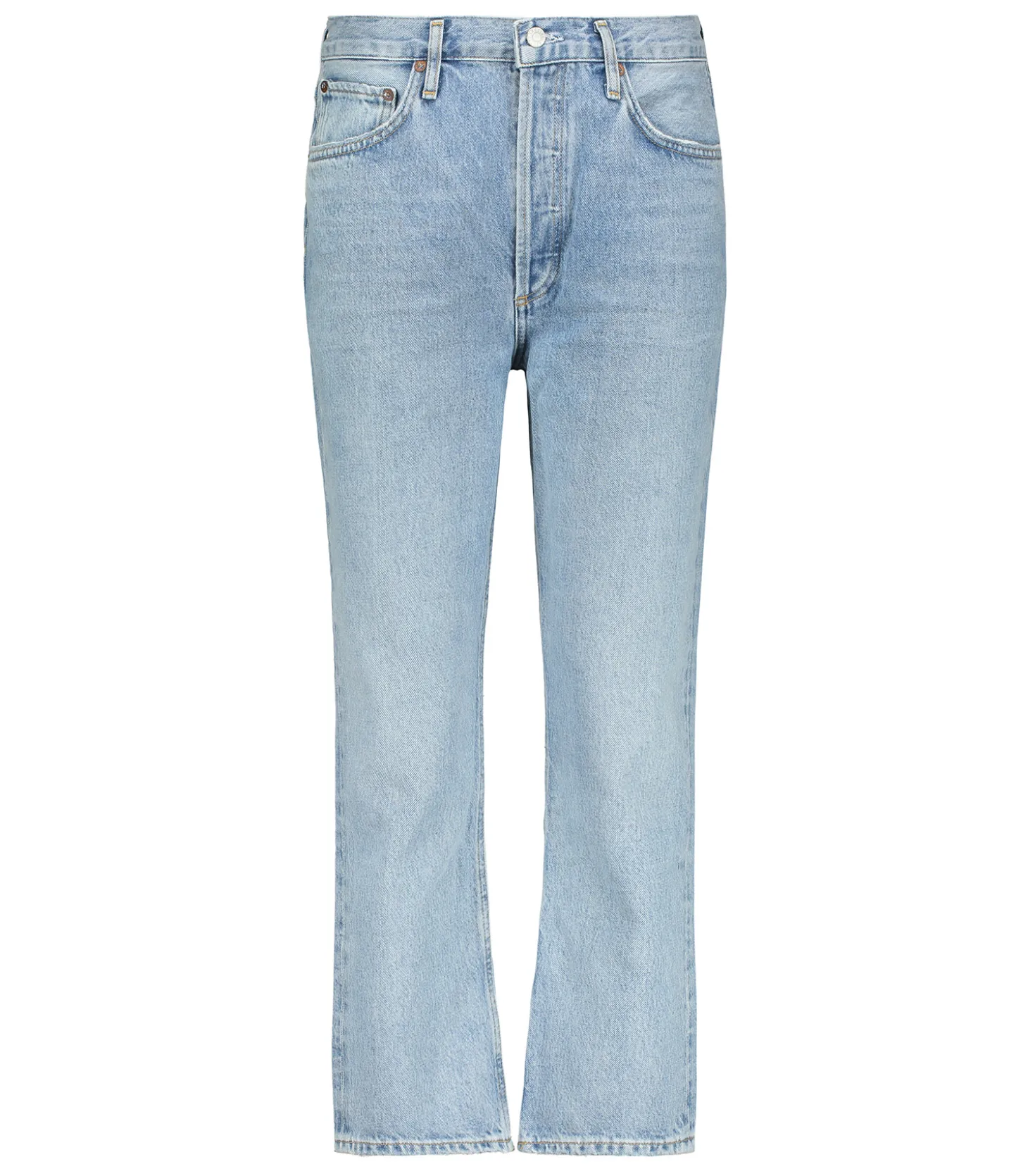 Jean High Rise Cropped Riley Dimension-AGOLDE Cheap