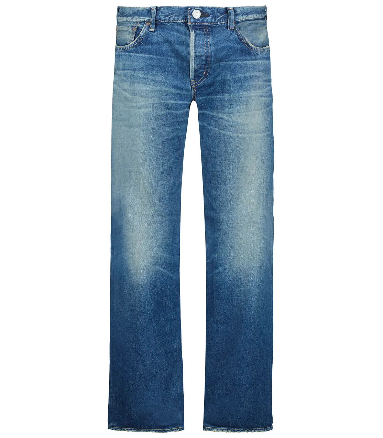 Jean Minneola Straight Low Dark Blue-Moussy Vintage Shop